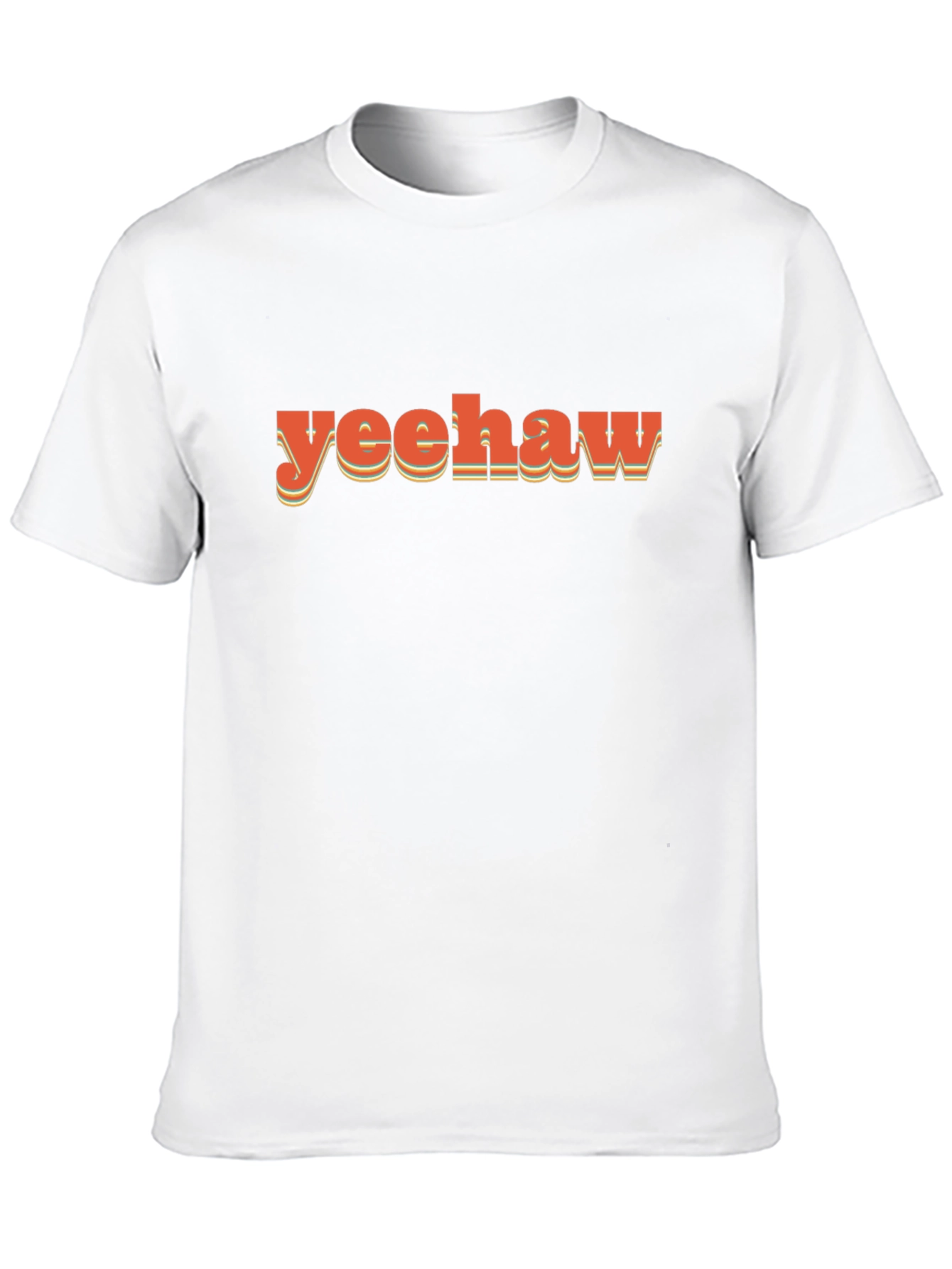 Black Yeehaw Retro Graphic Tee - Vintage Style Western T-Shirt view 10