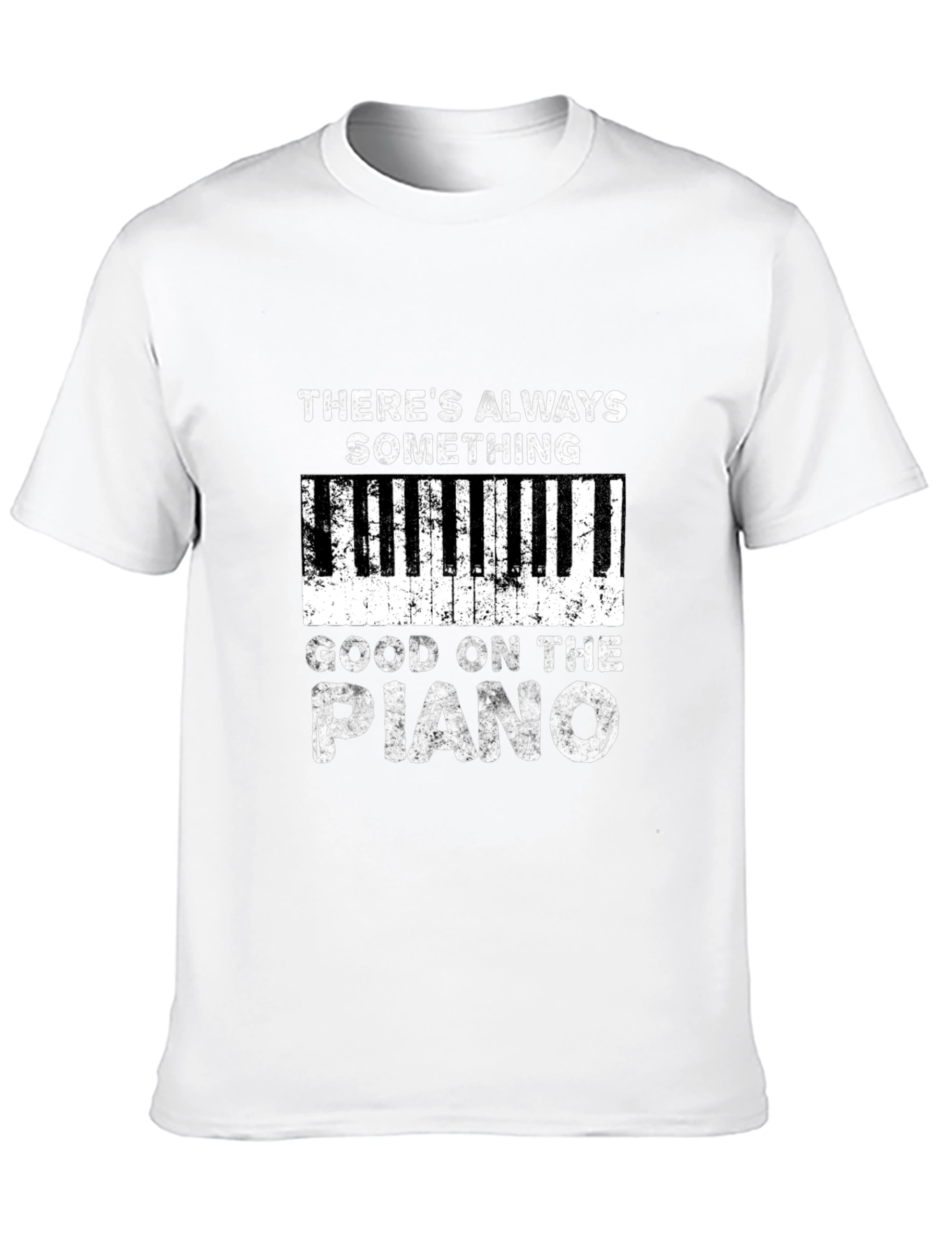 Black Piano Player T-Shirt - Always Something Good view 10