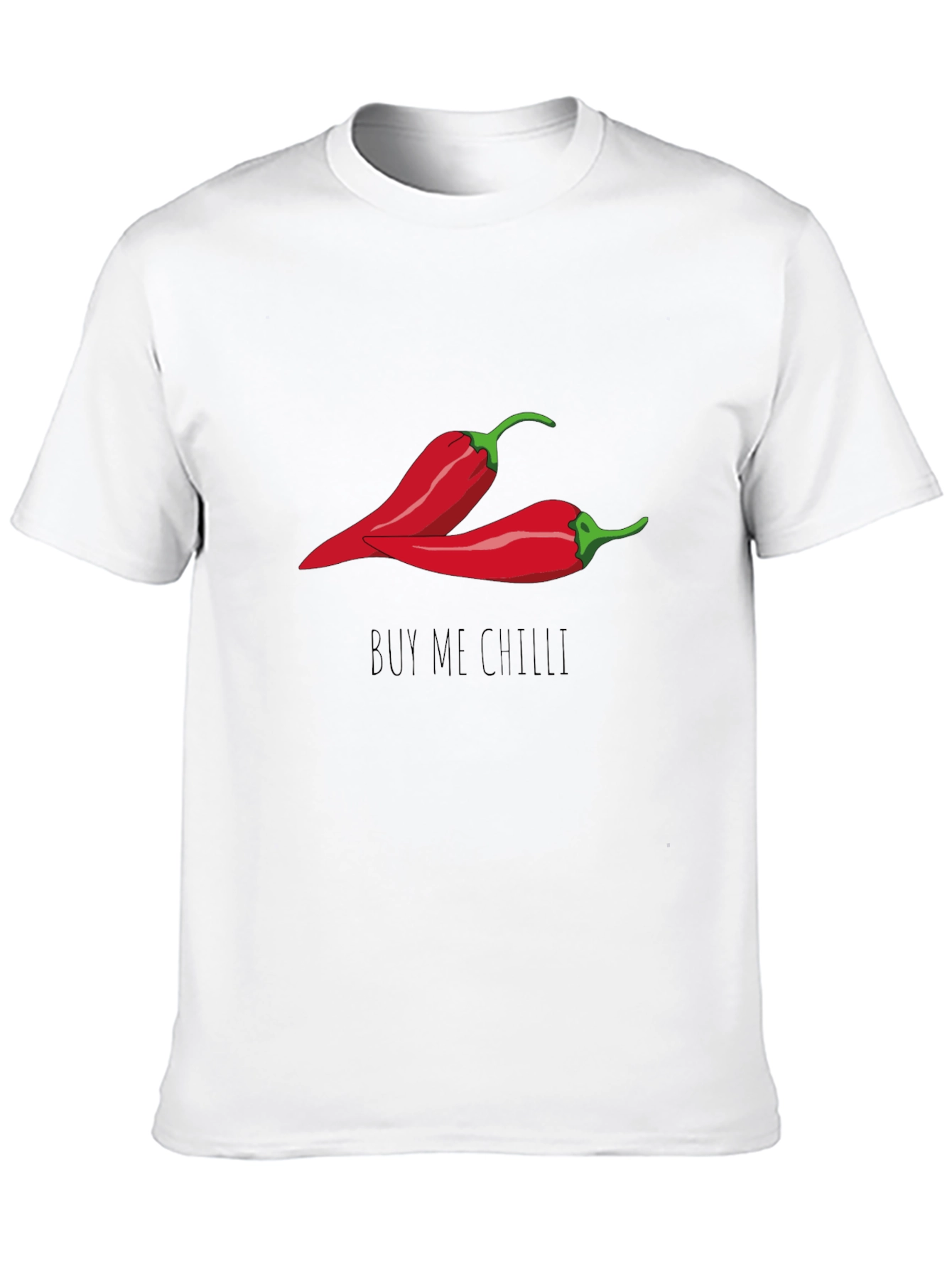 Black Buy Me Chilli Graphic T-Shirt view 10