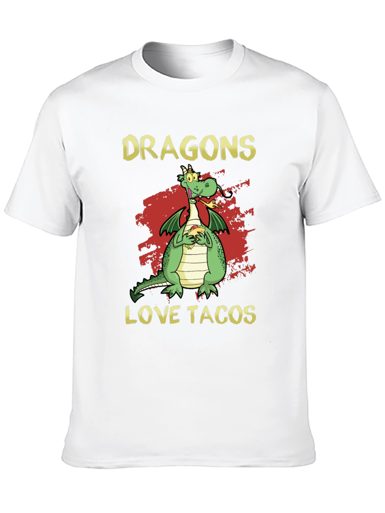 Black Dragons Love Tacos Graphic T-Shirt view 10