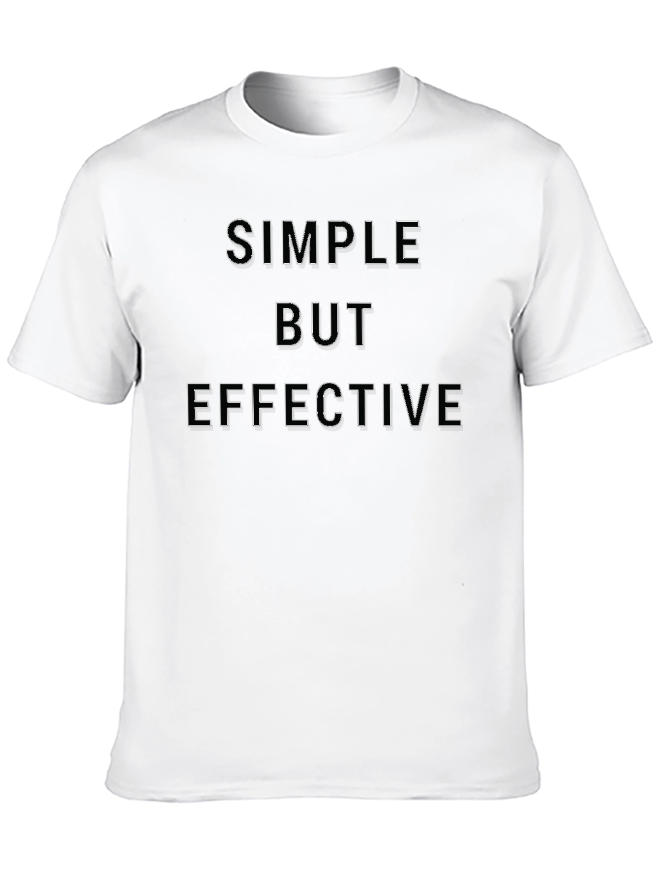 Black Simple But Effective Black T-Shirt view 10