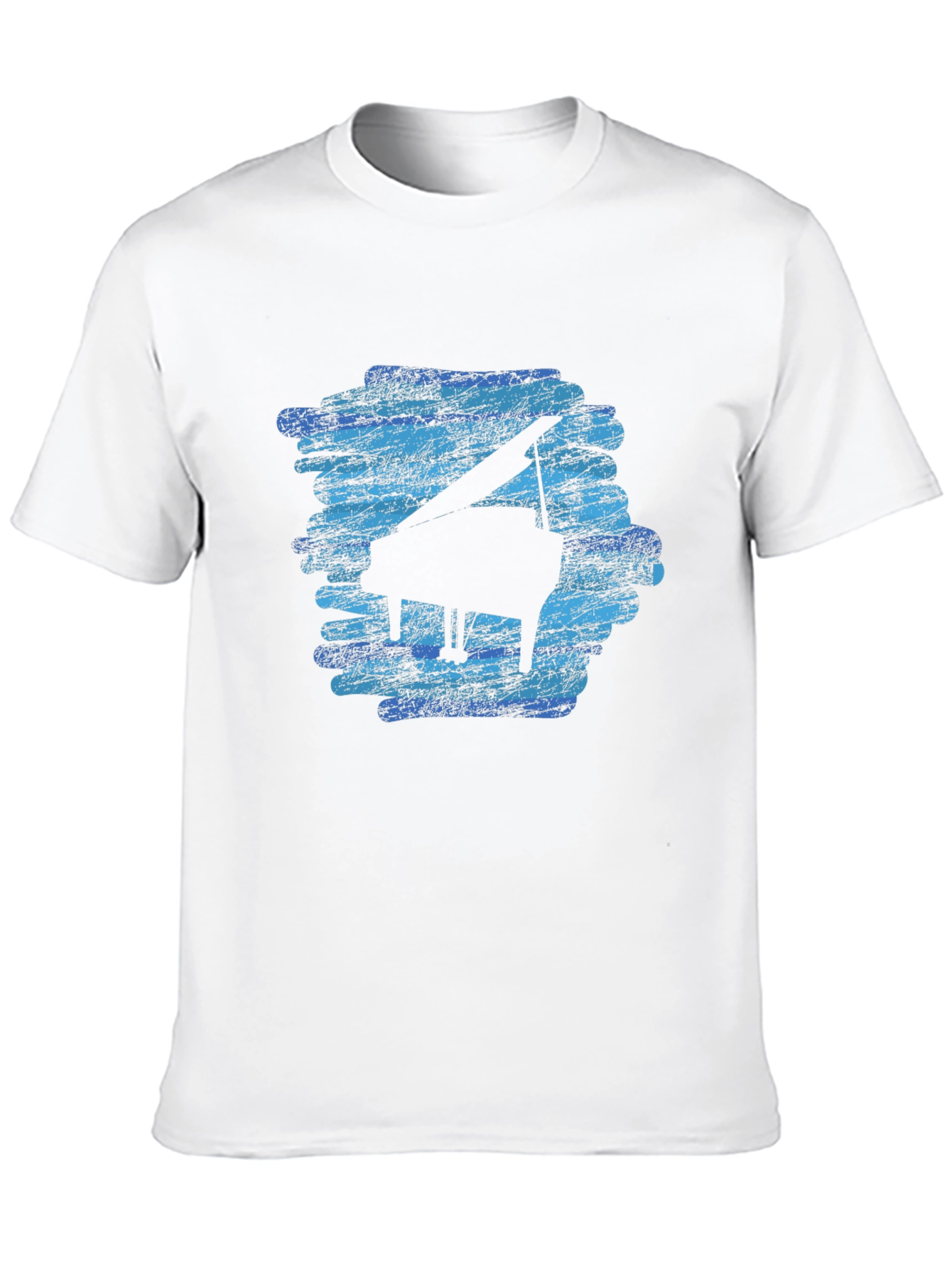 Black Piano Graphic Tee - Cool Musician Style view 10