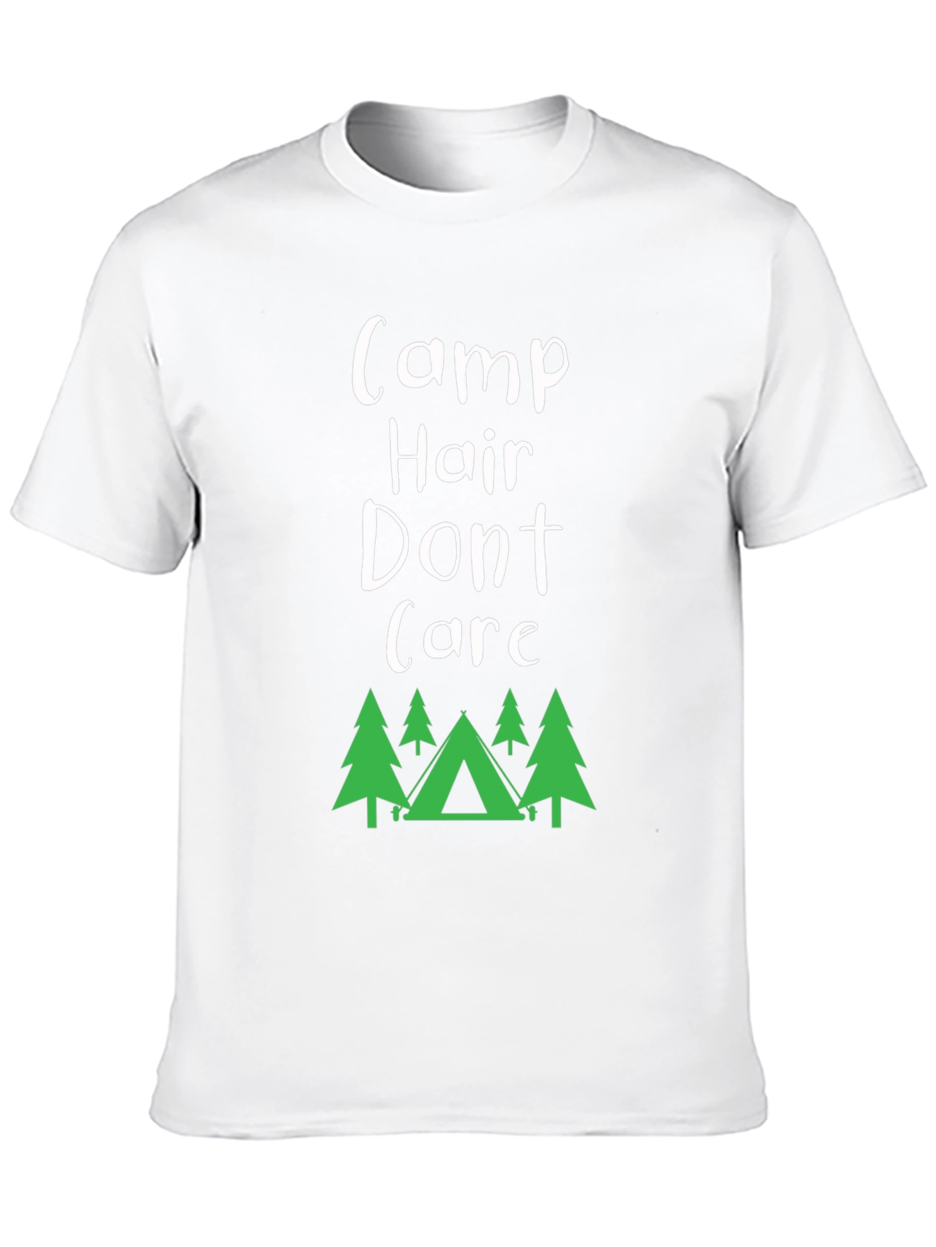 Black Camp Hair Don't Care T-Shirt view 10