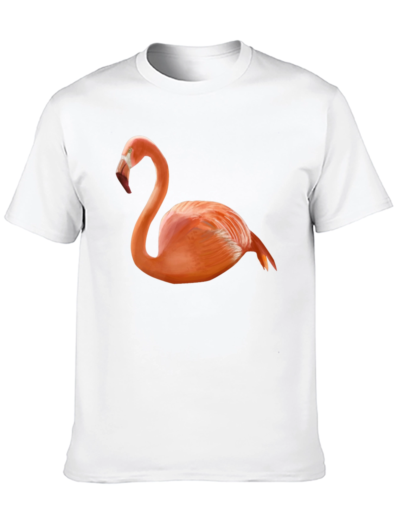 Black Flamingo Graphic Tee - Classic Black T-Shirt view 10