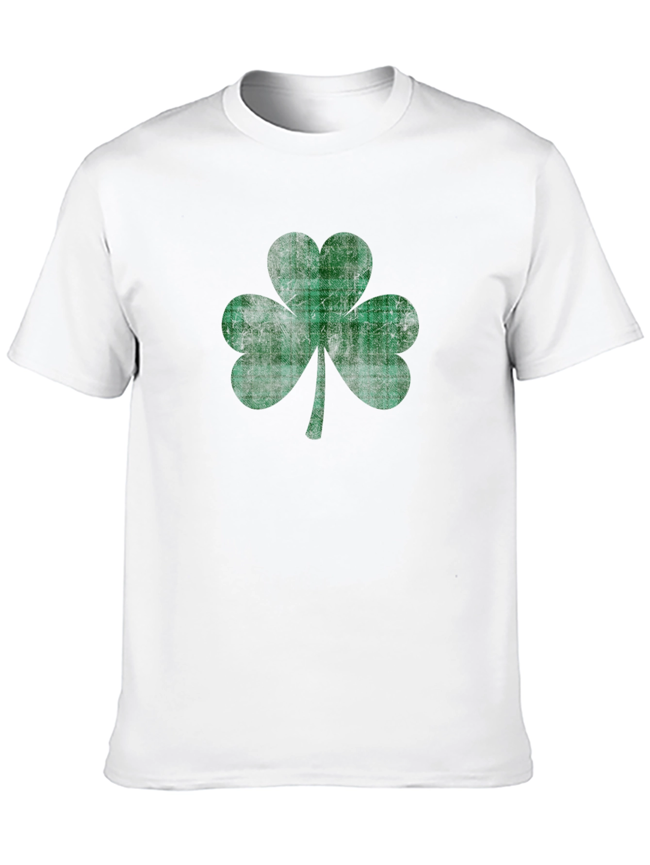 Black Plaid Shamrock T-Shirt - St. Patrick's Day Apparel view 10