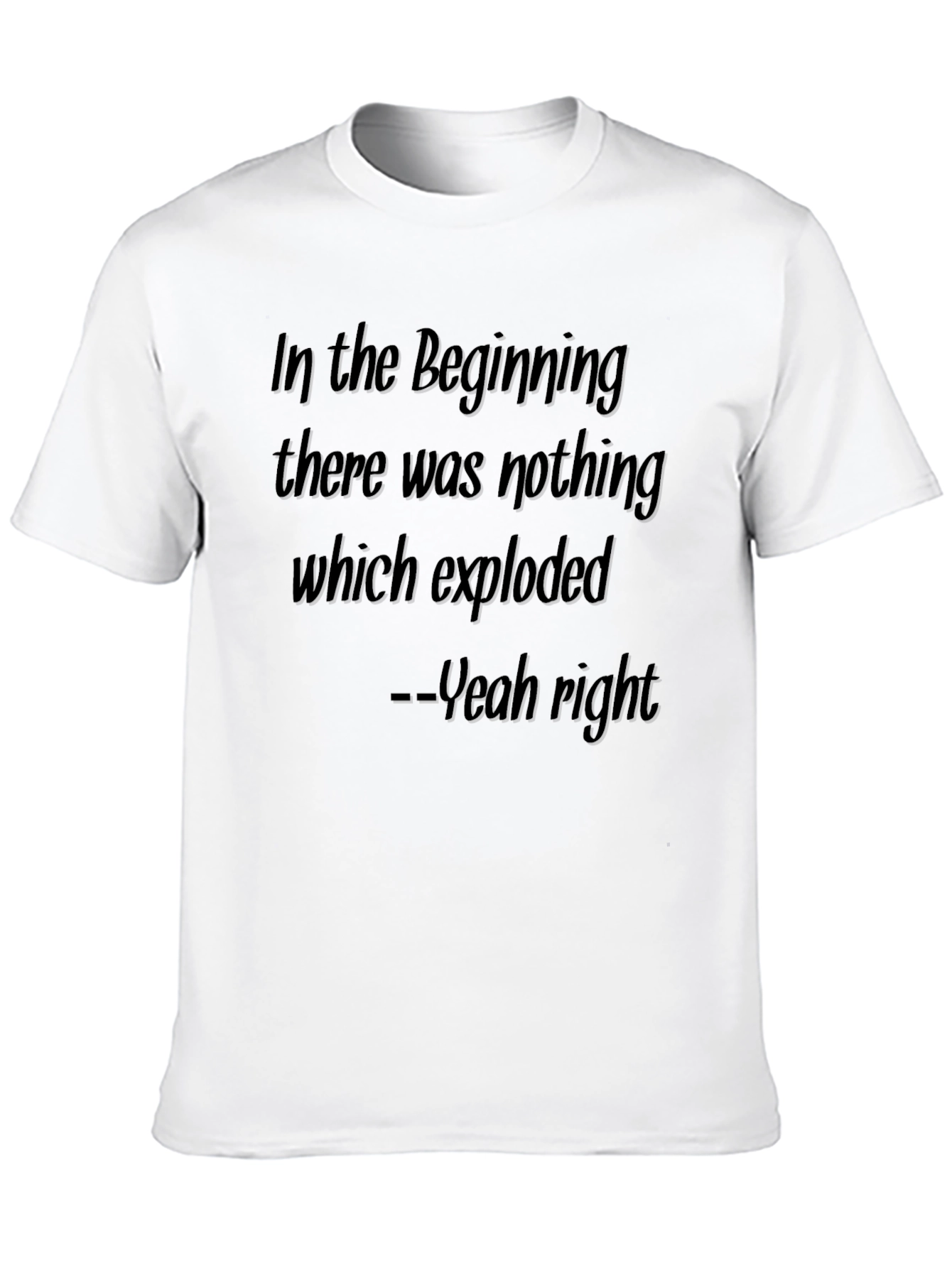 Black Humorous Big Bang Theory Black Cotton Tee view 10