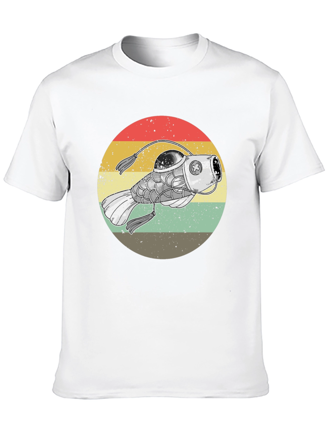 Black Retro Angler Fish Graphic Tee - Black view 10