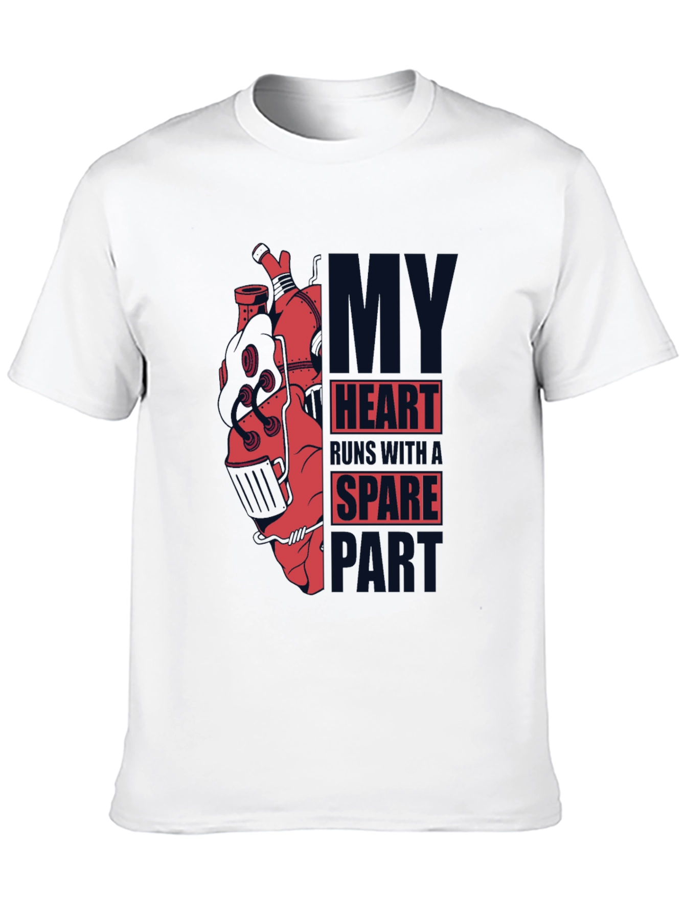 Black Steampunk Heart T-Shirt - Dark Graphic Tee view 10