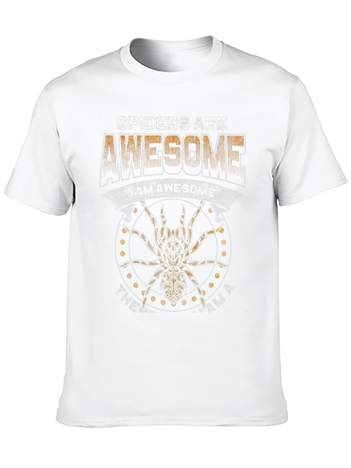Black Spiders Are Awesome Graphic T-Shirt view 10