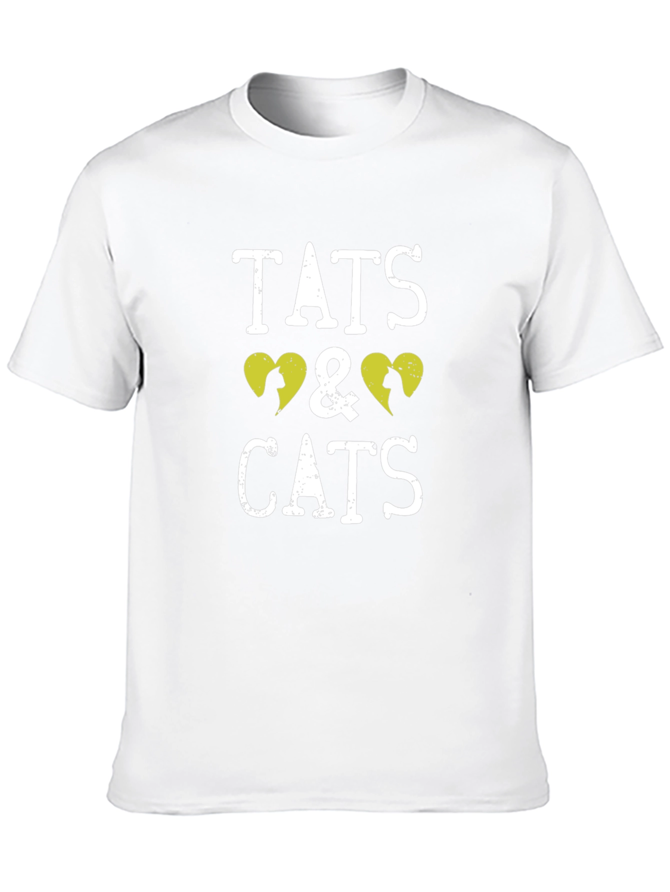 Black Tats & Cats Graphic T-Shirt - Unisex view 10