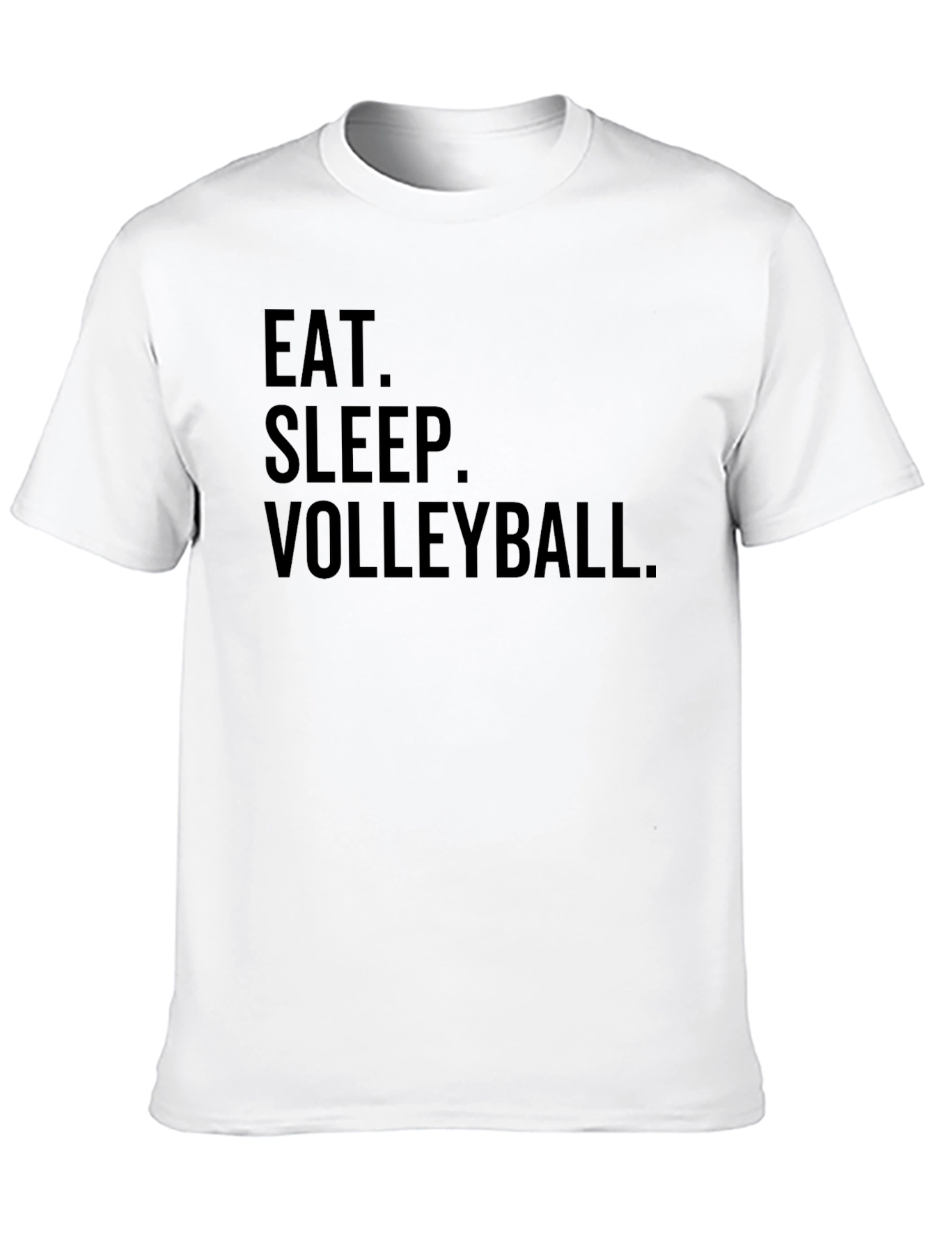 Black Eat Sleep Volleyball T-Shirt - Black view 10