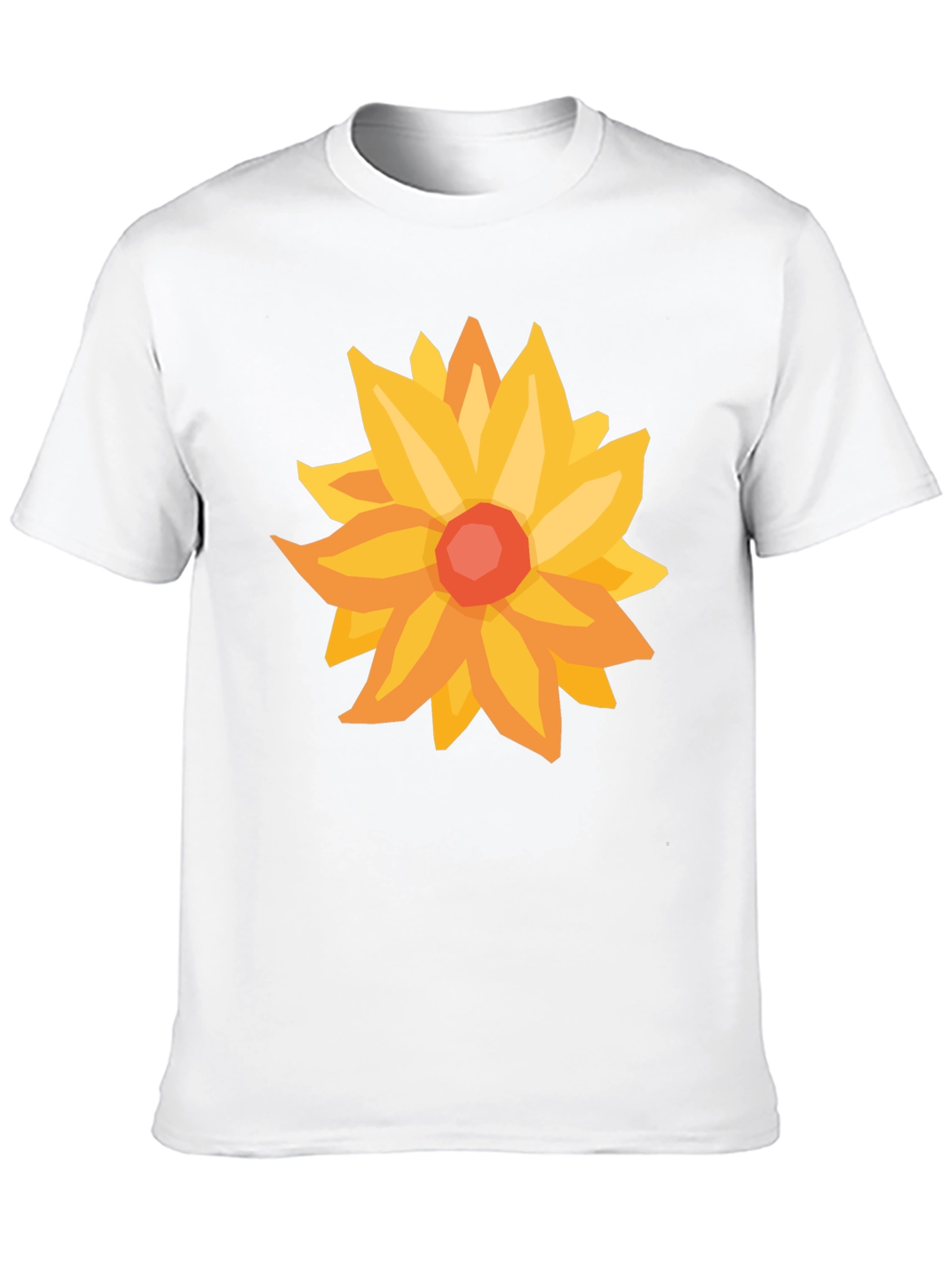 Black Floral Graphic Tee - Black T-Shirt with Flower Design view 10