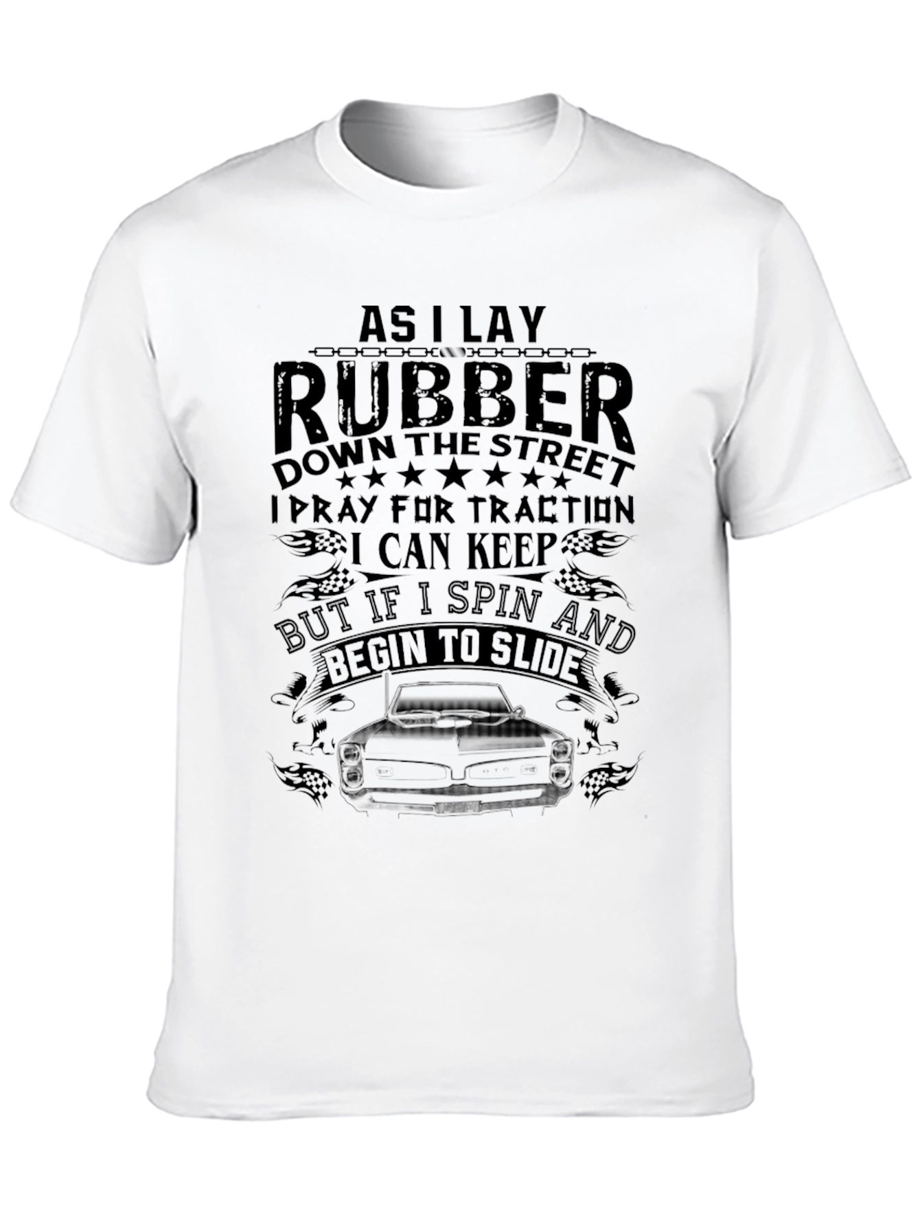 Black As I Lay Rubber T-Shirt Car Enthusiast Gift view 10