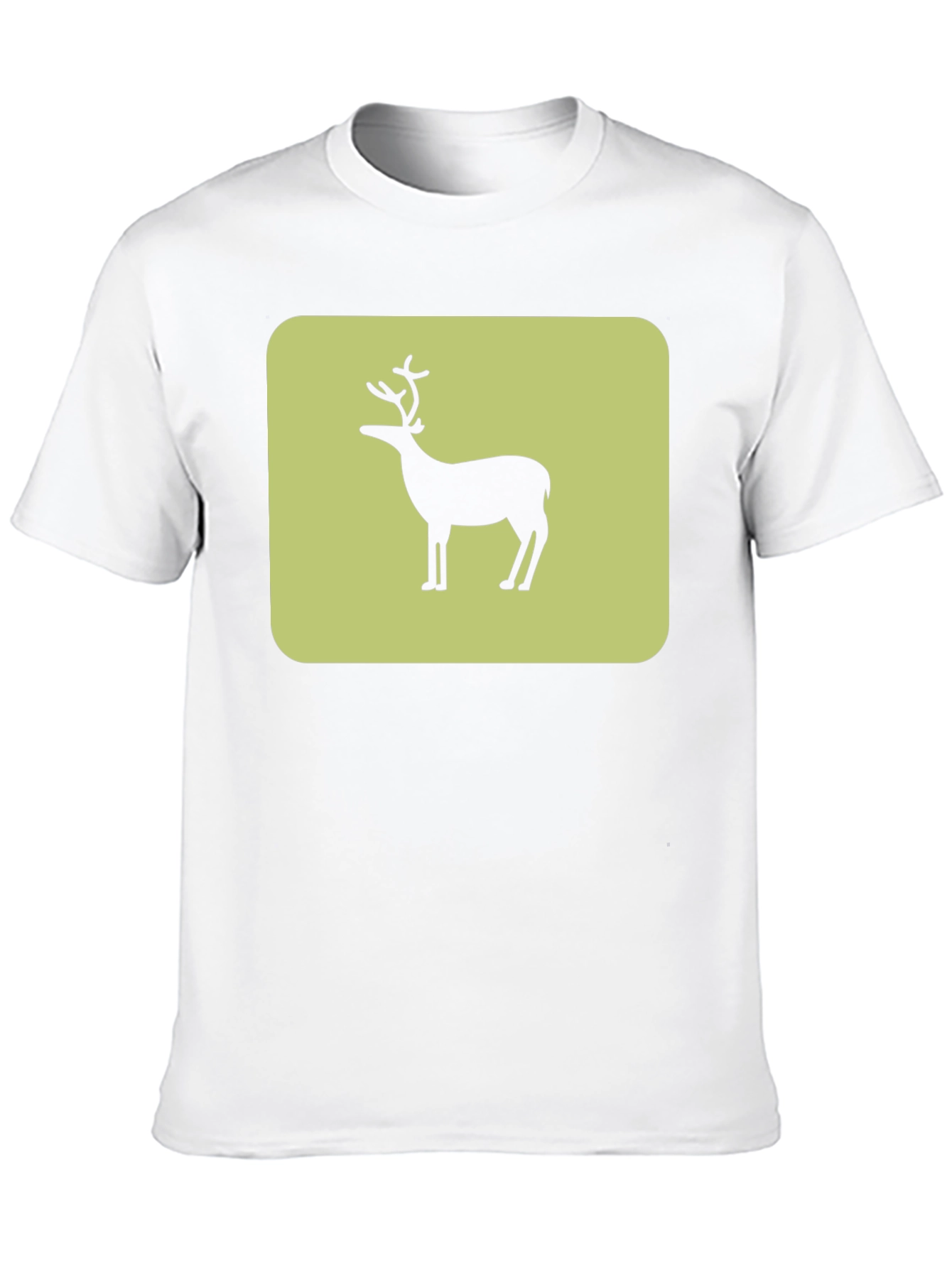 Black Deer Graphic Tee - Black Cotton Blend view 10