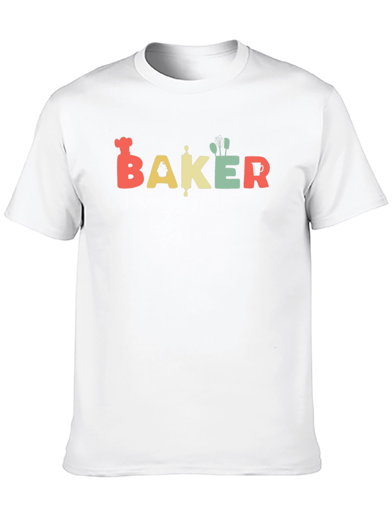 Black Baker T-Shirt - Funny Baking Tee view 10