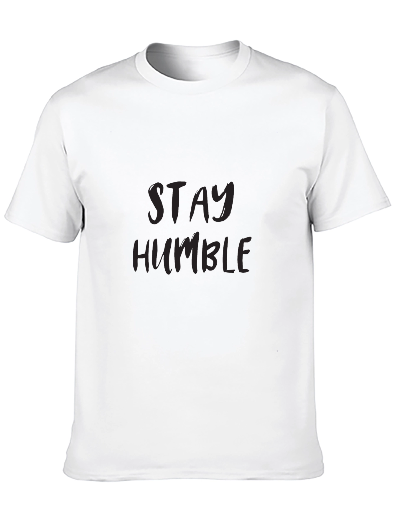 Black Stay Humble Black Tee - Men's Graphic T-Shirt view 10