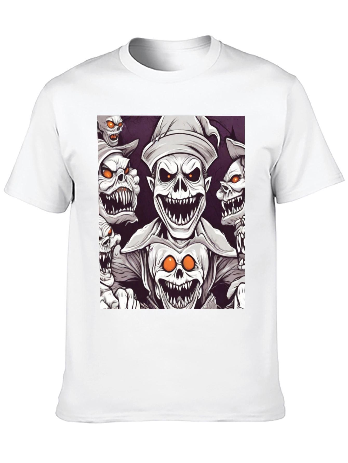 Black Spooky Cartoon T-Shirt view 10