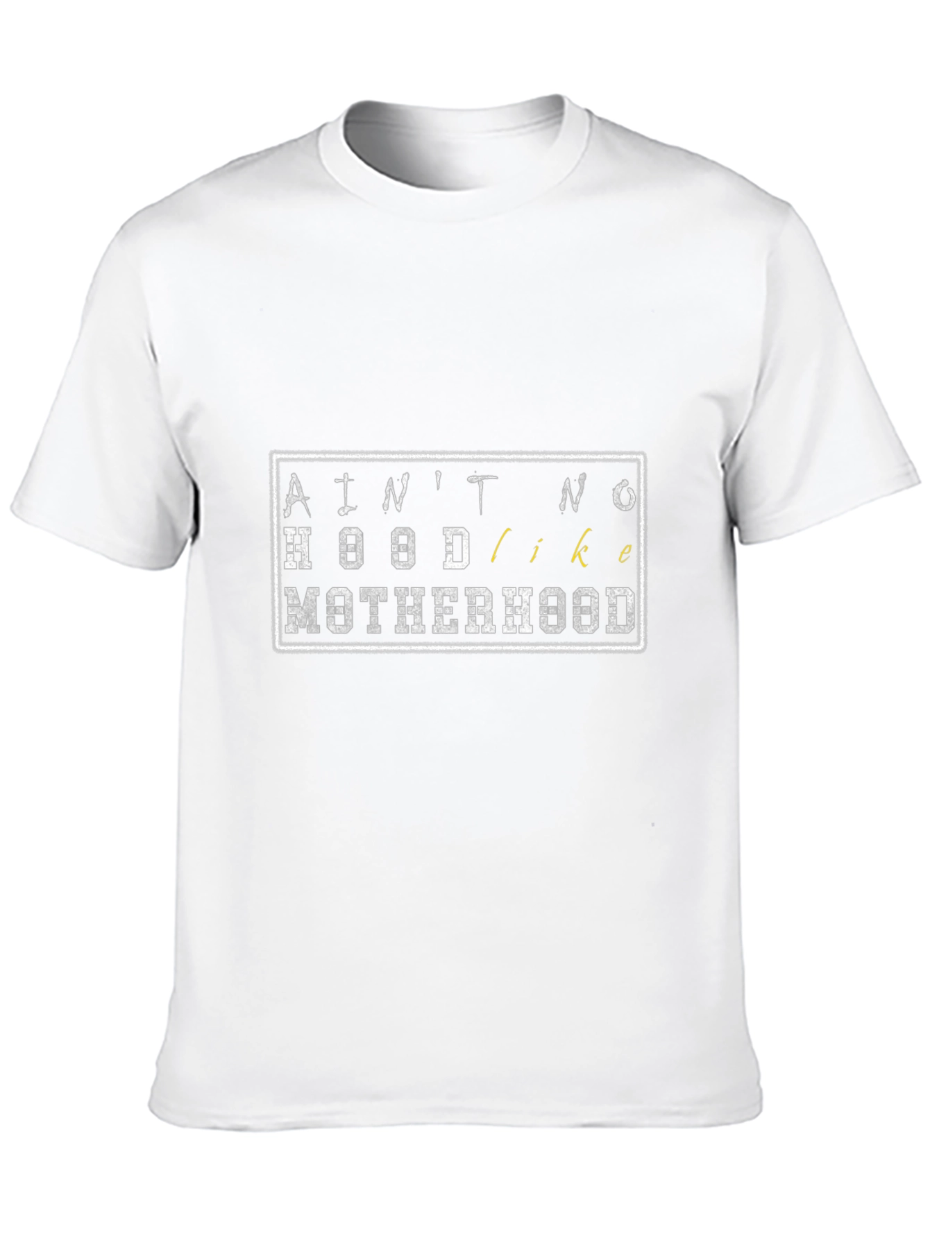 Black Ain't No Hood Like Motherhood T-Shirt view 10