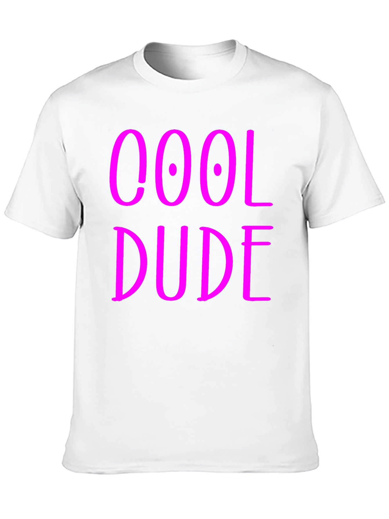 Black Cool Dude Graphic Tee - Black Cotton Blend T-Shirt view 10