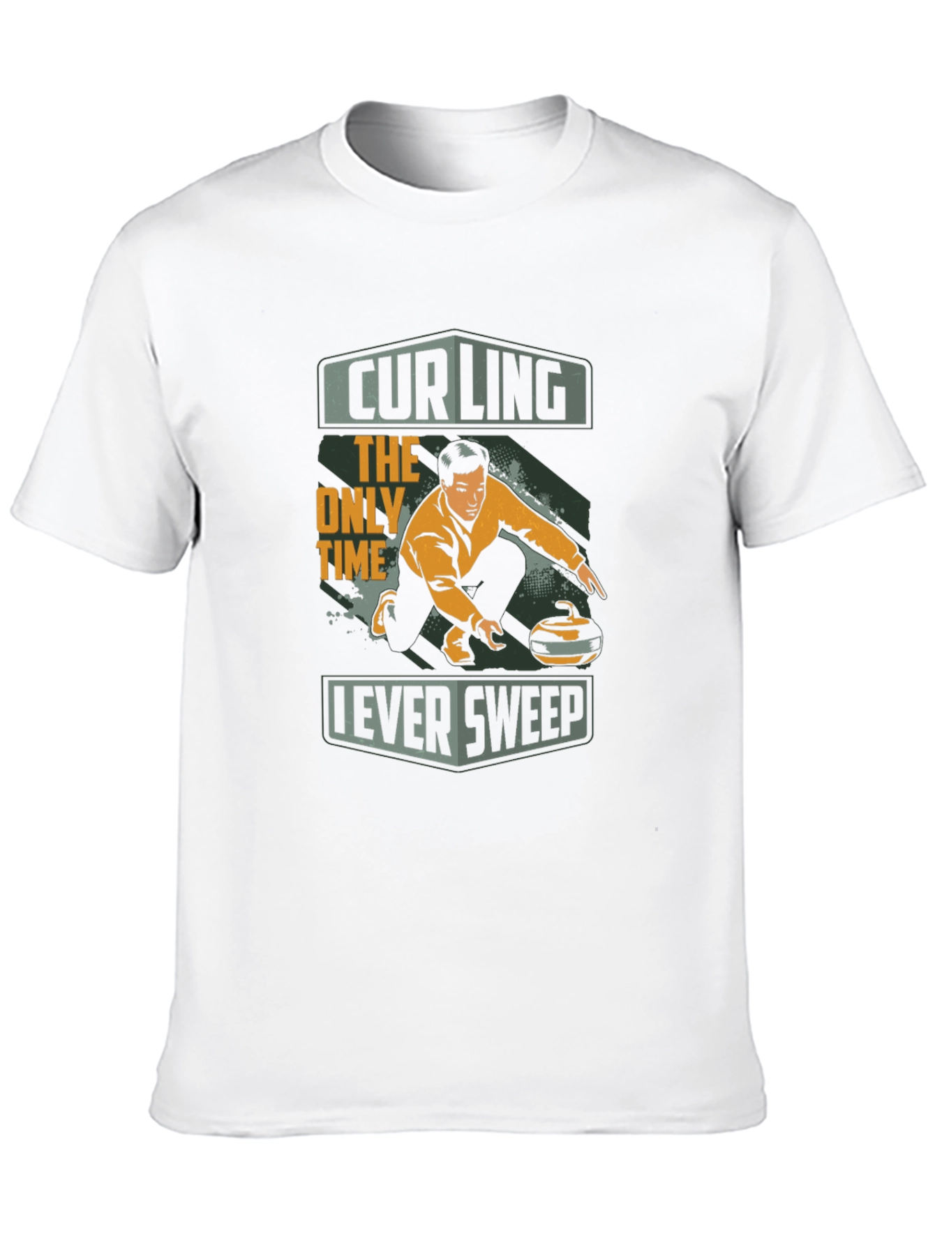 Black Curling T-Shirt - The Only Time I Ever Sweep view 10