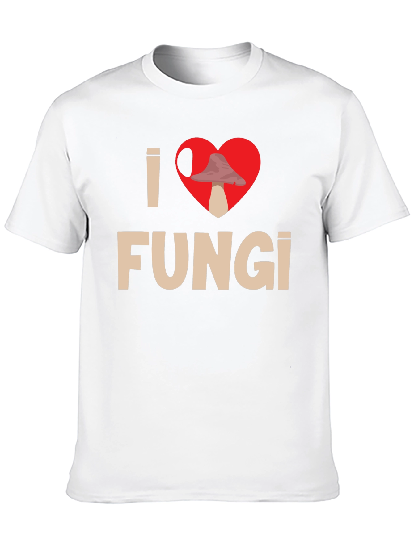 Black I Heart Fungi Black T-Shirt - Mushroom Lover Tee view 10