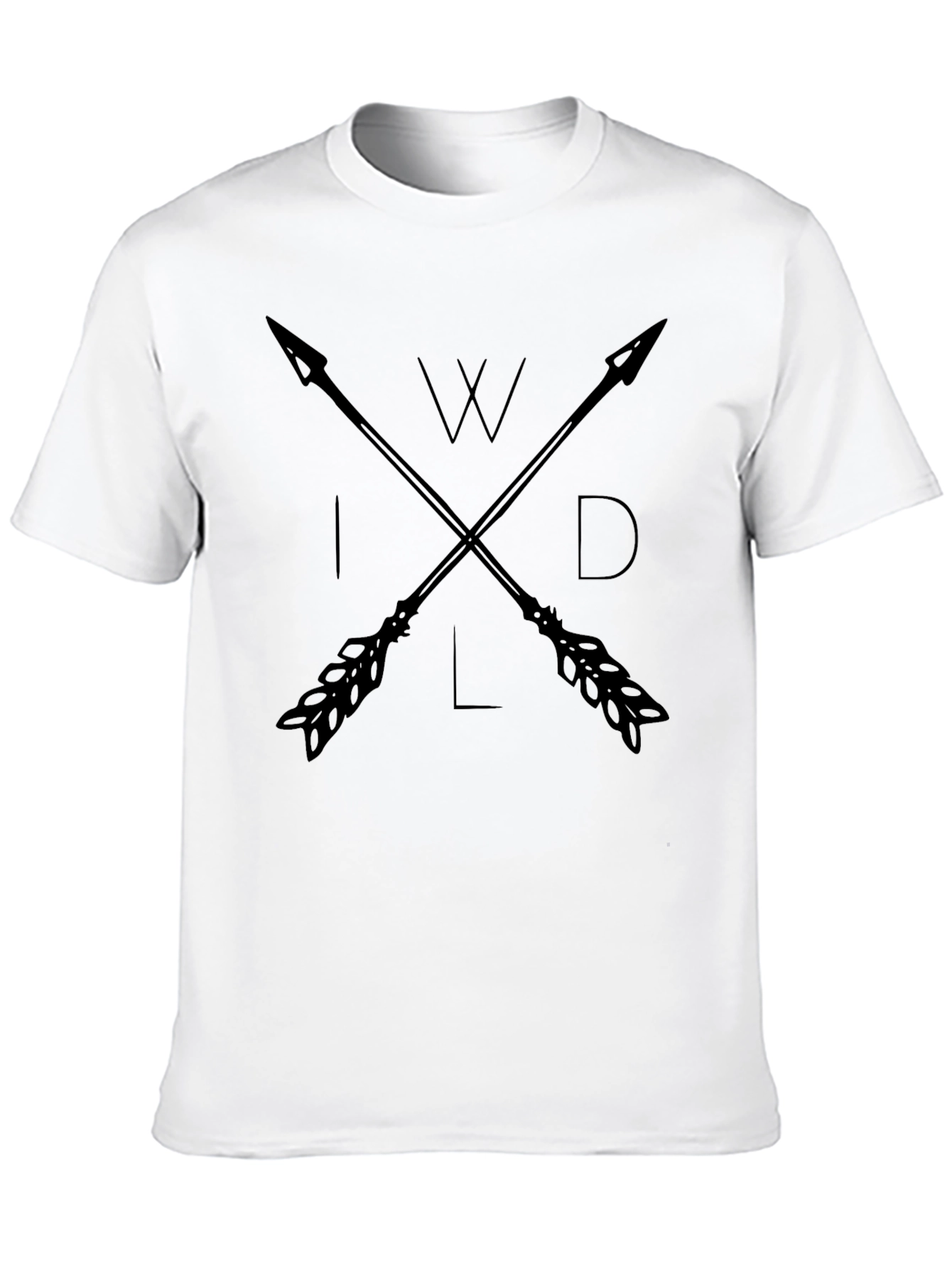Black Wild Arrows Graphic Tee - Stylish Black Shirt view 10