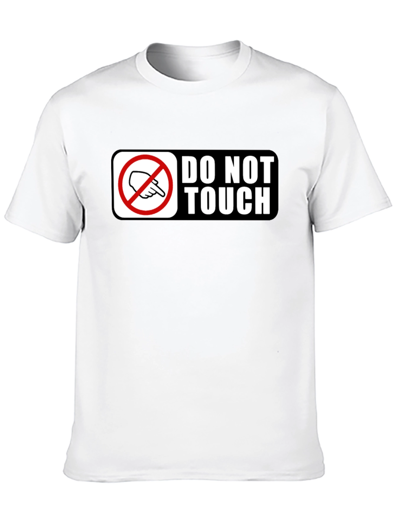 Black Do Not Touch Graphic T-Shirt view 10
