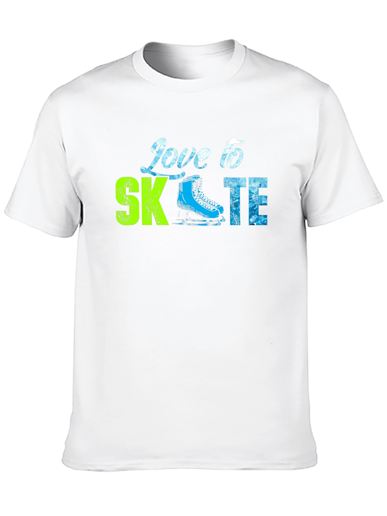 Black Love to Skate Graphic Tee - Black Cotton T-Shirt view 10