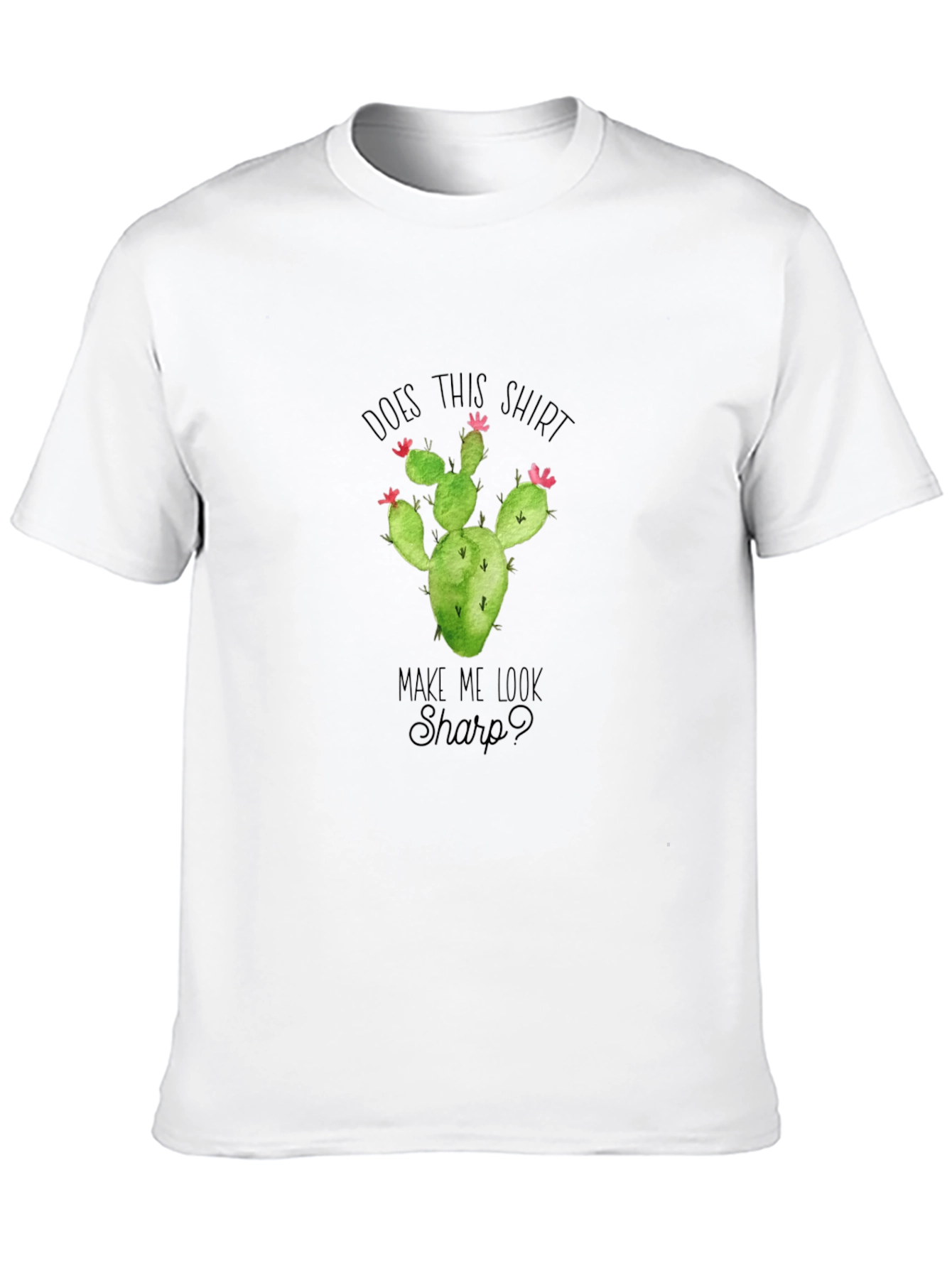 Black Cactus Graphic Tee - Does This Shirt Make Me Look Sharp? view 10