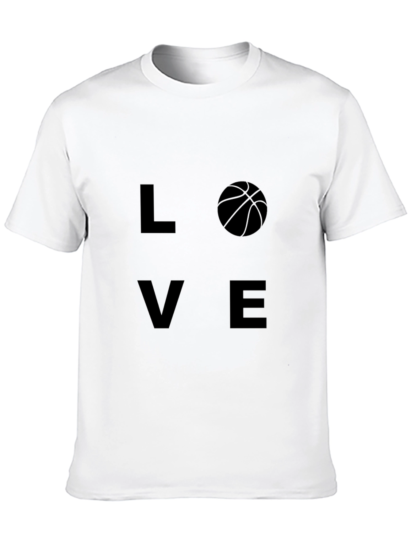 Black Love Basketball Graphic T-Shirt view 10