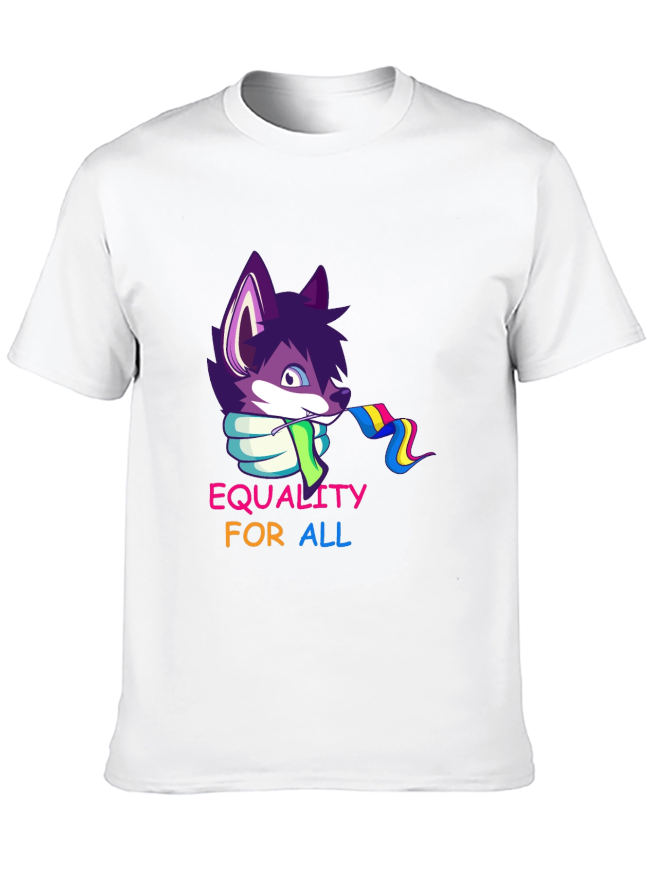 Black Equality For All T-Shirt view 10