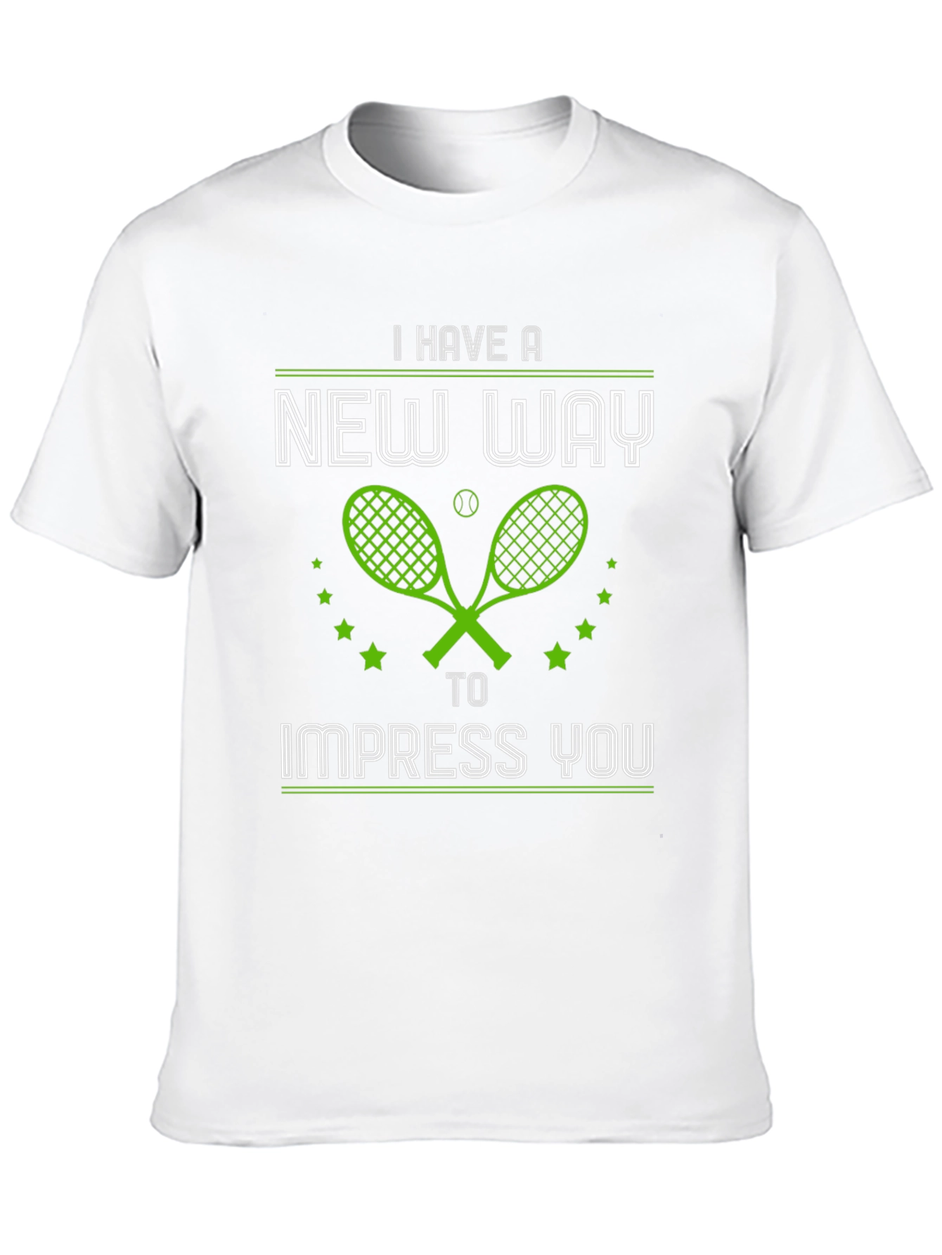 Black Tennis Lover Graphic Tee - New Way To Impress You Black T-Shirt view 10