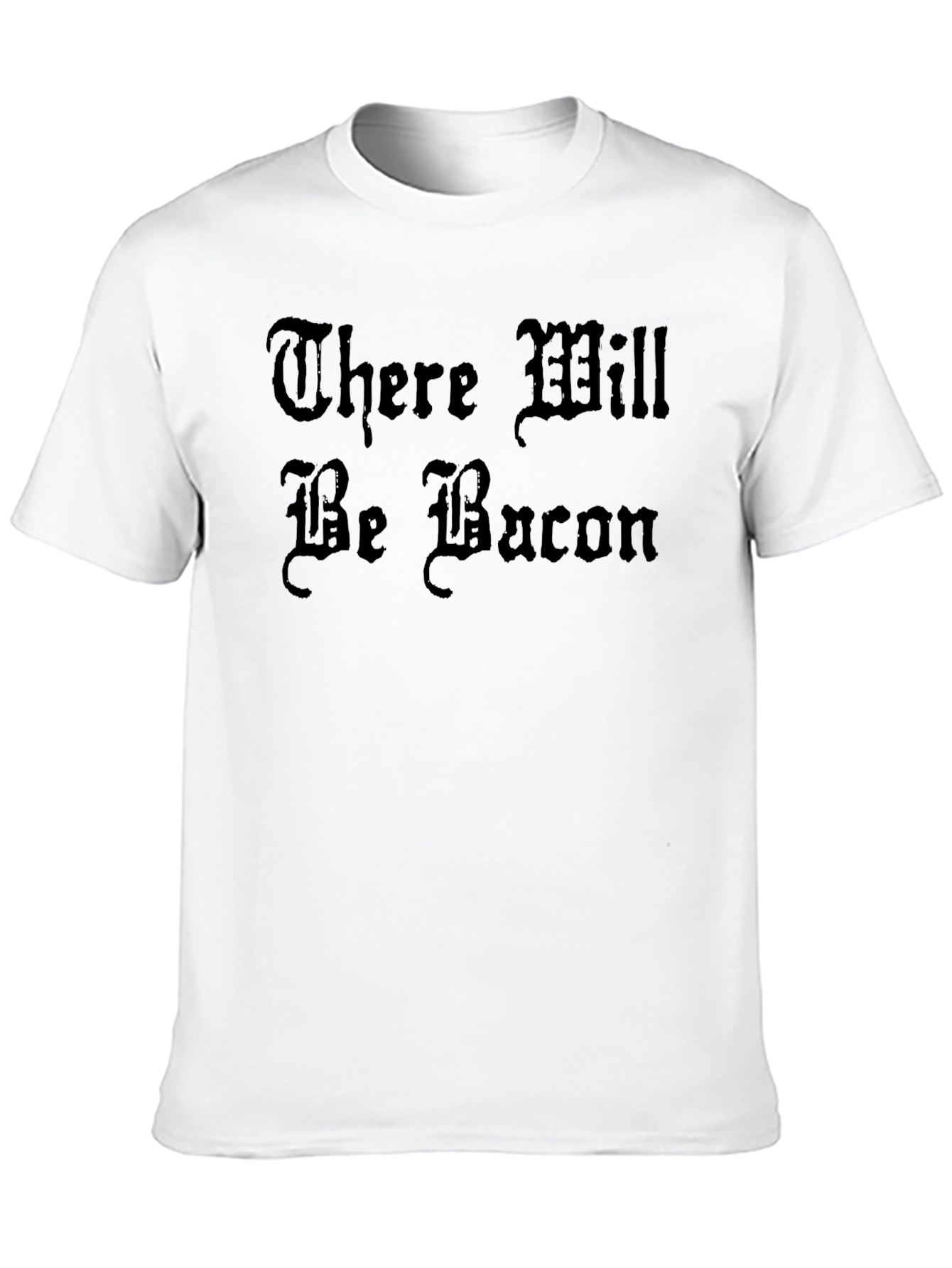 Black There Will Be Bacon T-Shirt view 10