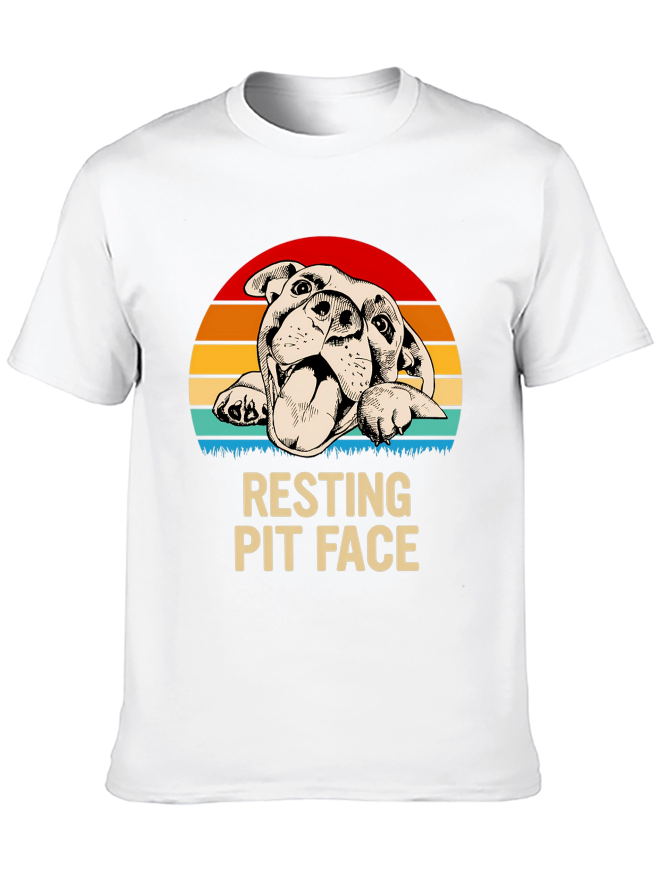 Black Resting Pit Face Graphic Tee - Unisex view 10