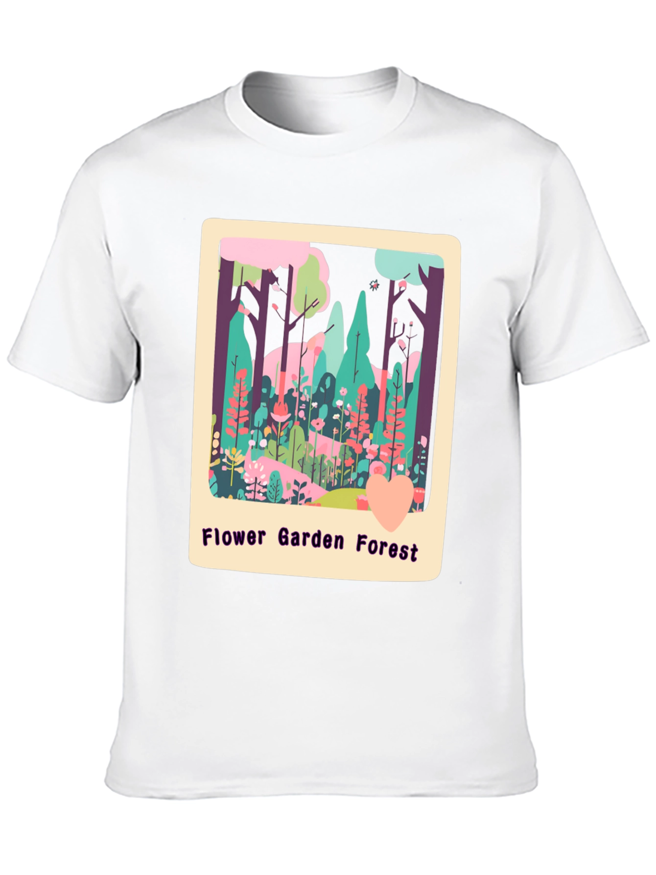 Flower Garden Forest Graphic Tee - 10
