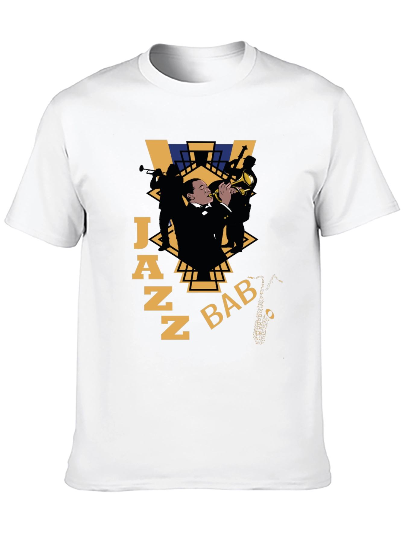 Black Jazz Baby Graphic T-Shirt view 10