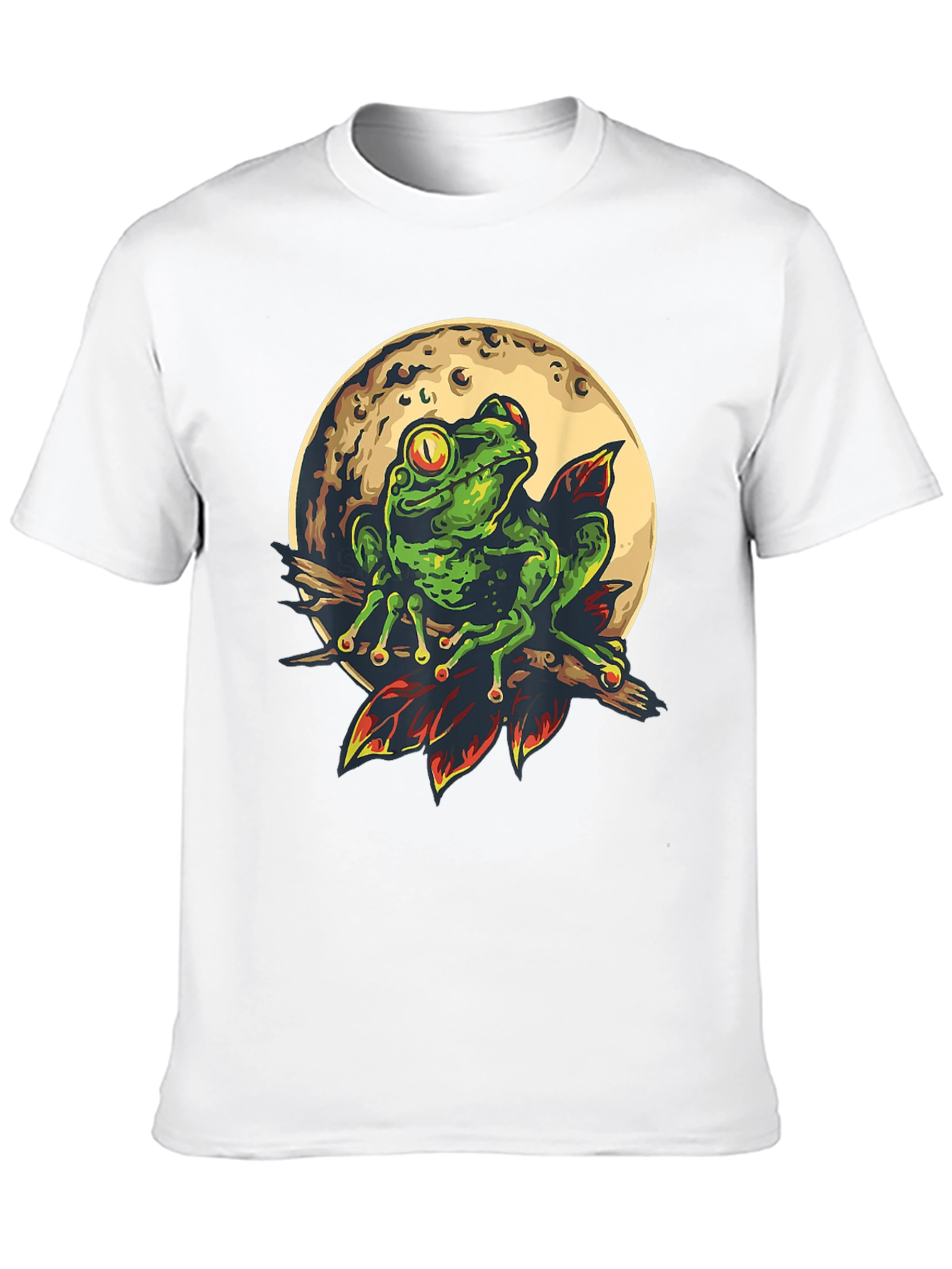 Black Frog on the Moon T-Shirt view 10