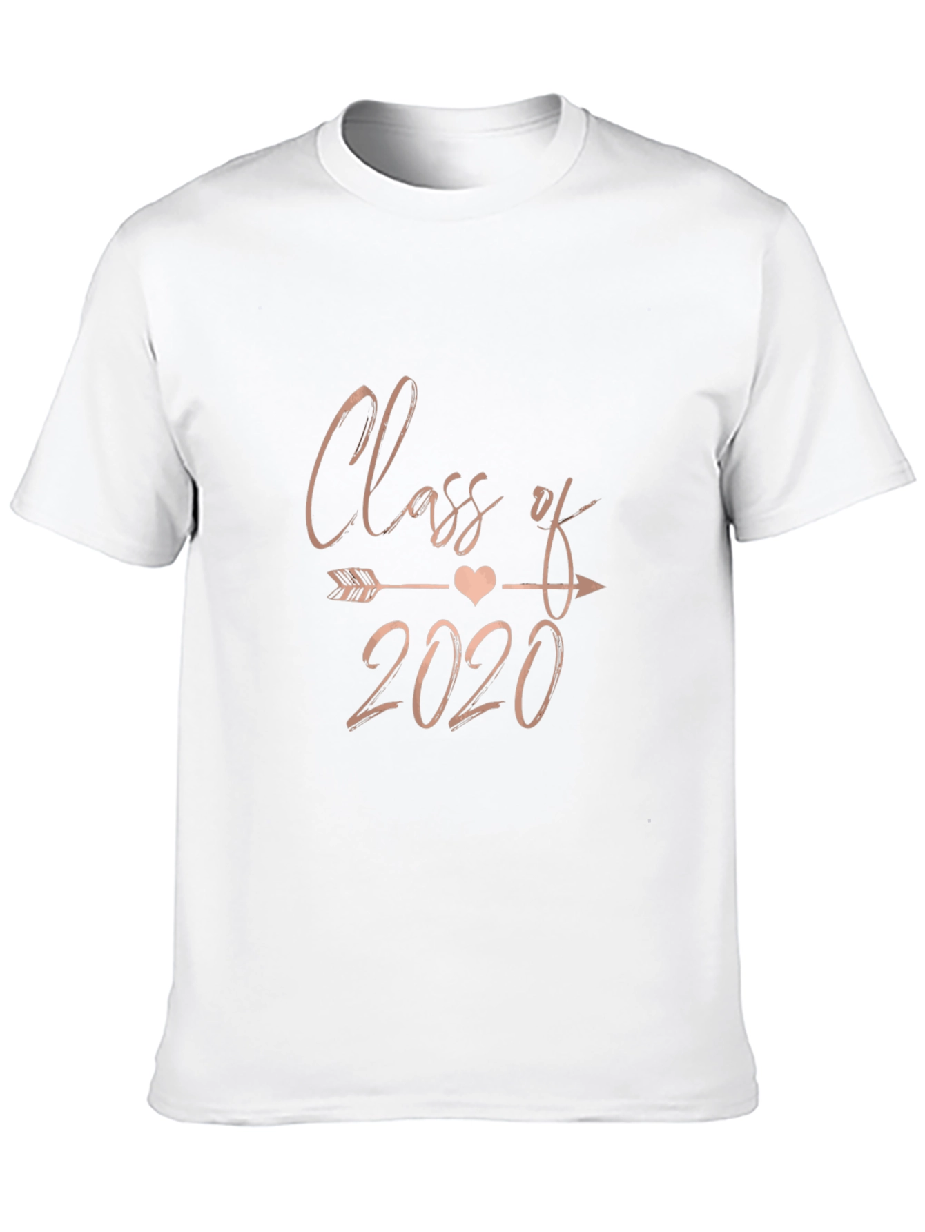 Black Class of 2020 Arrow Heart T-Shirt view 10