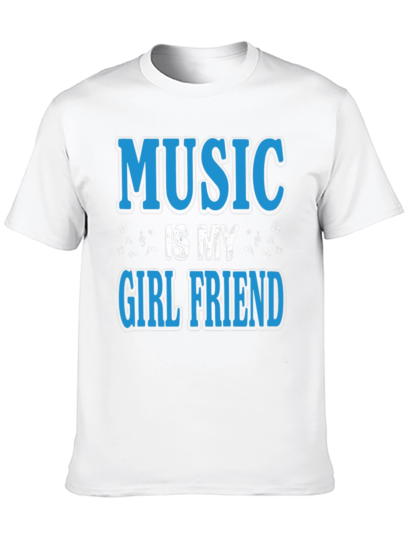 Music is My Girlfriend Black T-Shirt - 10