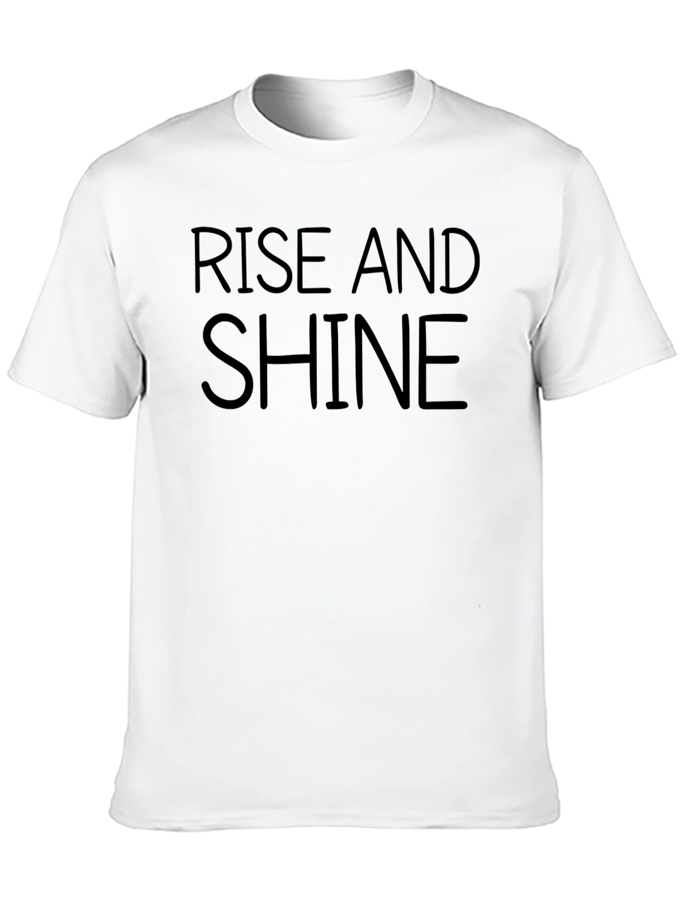 Black Rise and Shine T-Shirt - Soft Cotton Tee view 10