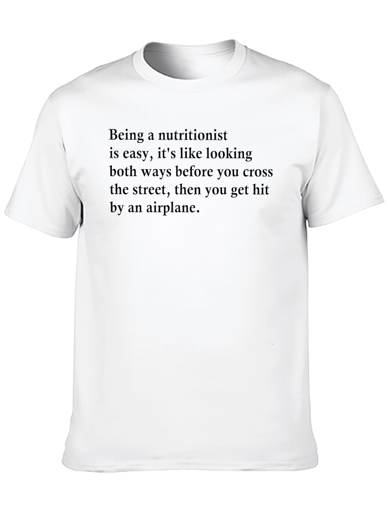 Black Nutritionist Joke T-Shirt - Dark Humor Tee view 10