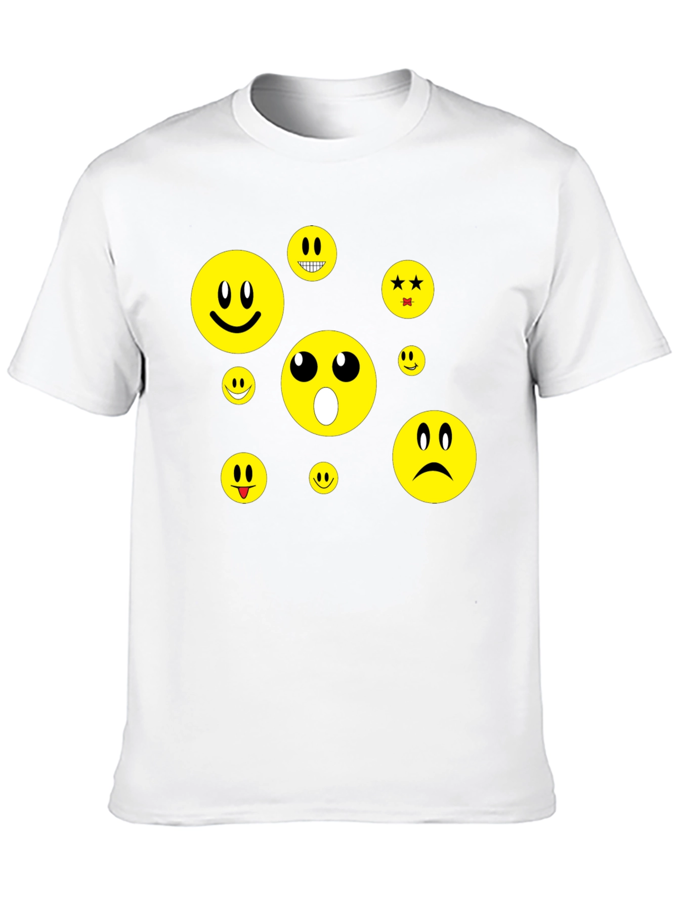 Black Emoji T-Shirt - Express Yourself! view 10