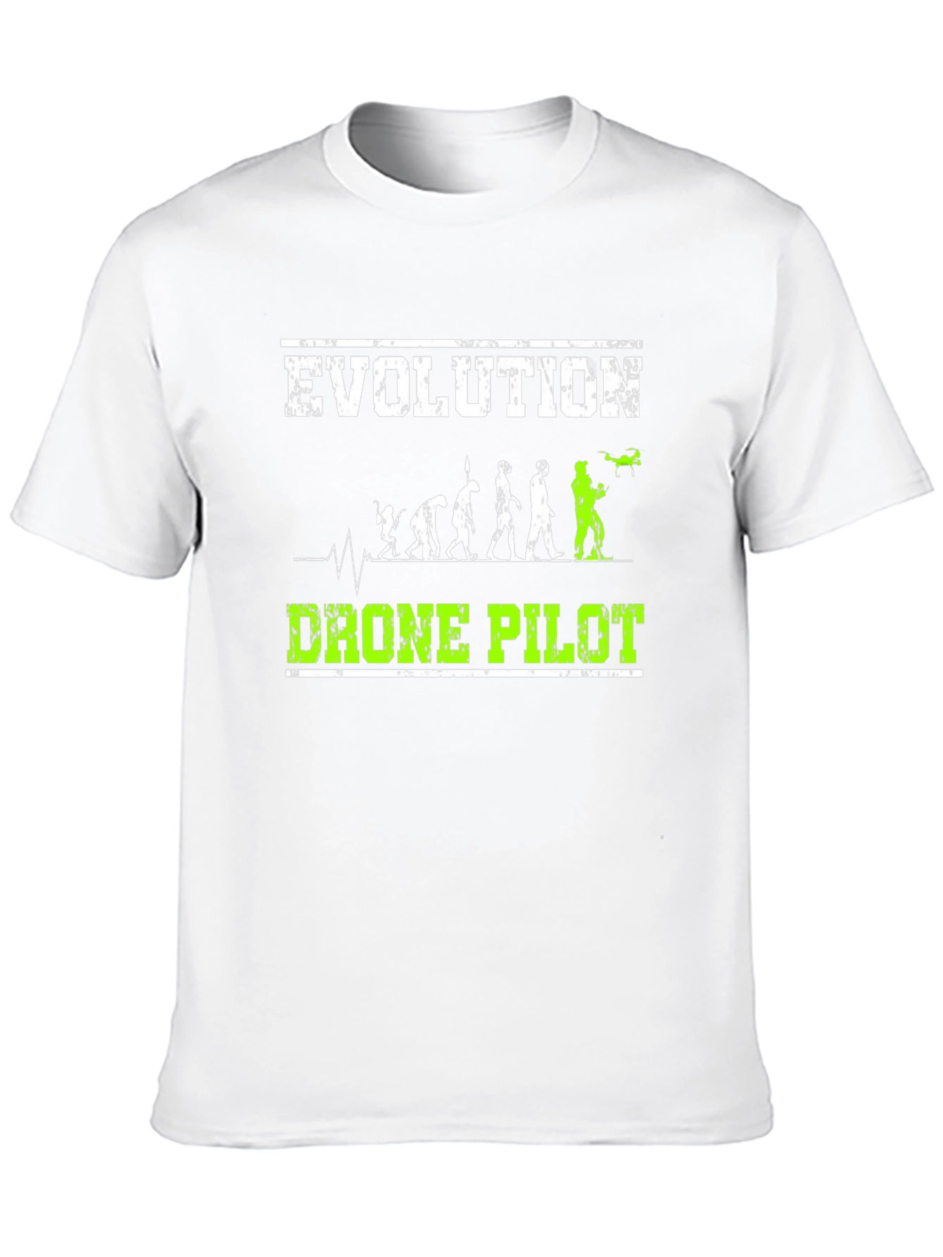 Black Evolution Drone Pilot Black T-Shirt view 10