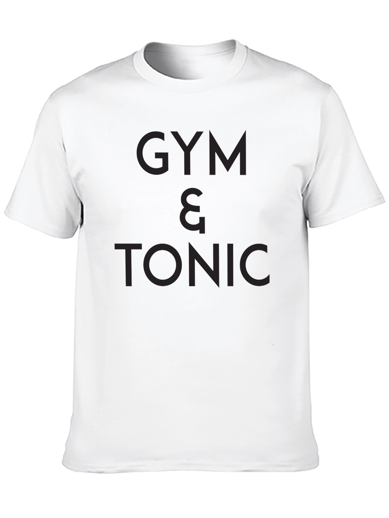 Black Gym & Tonic Graphic Tee - Black Casual Shirt view 10