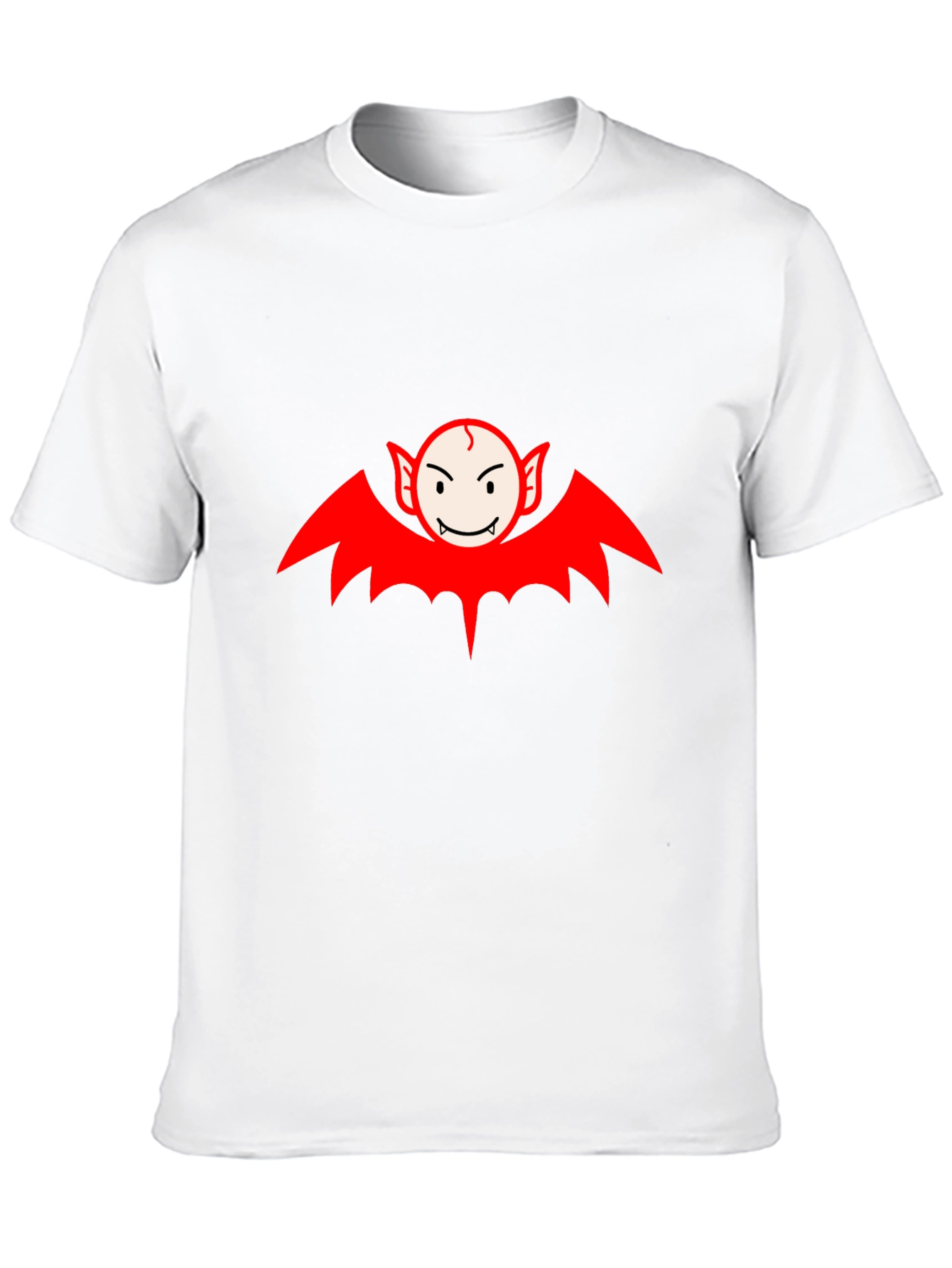 Black Cartoon Vampire T-Shirt - Spooky Fun view 10