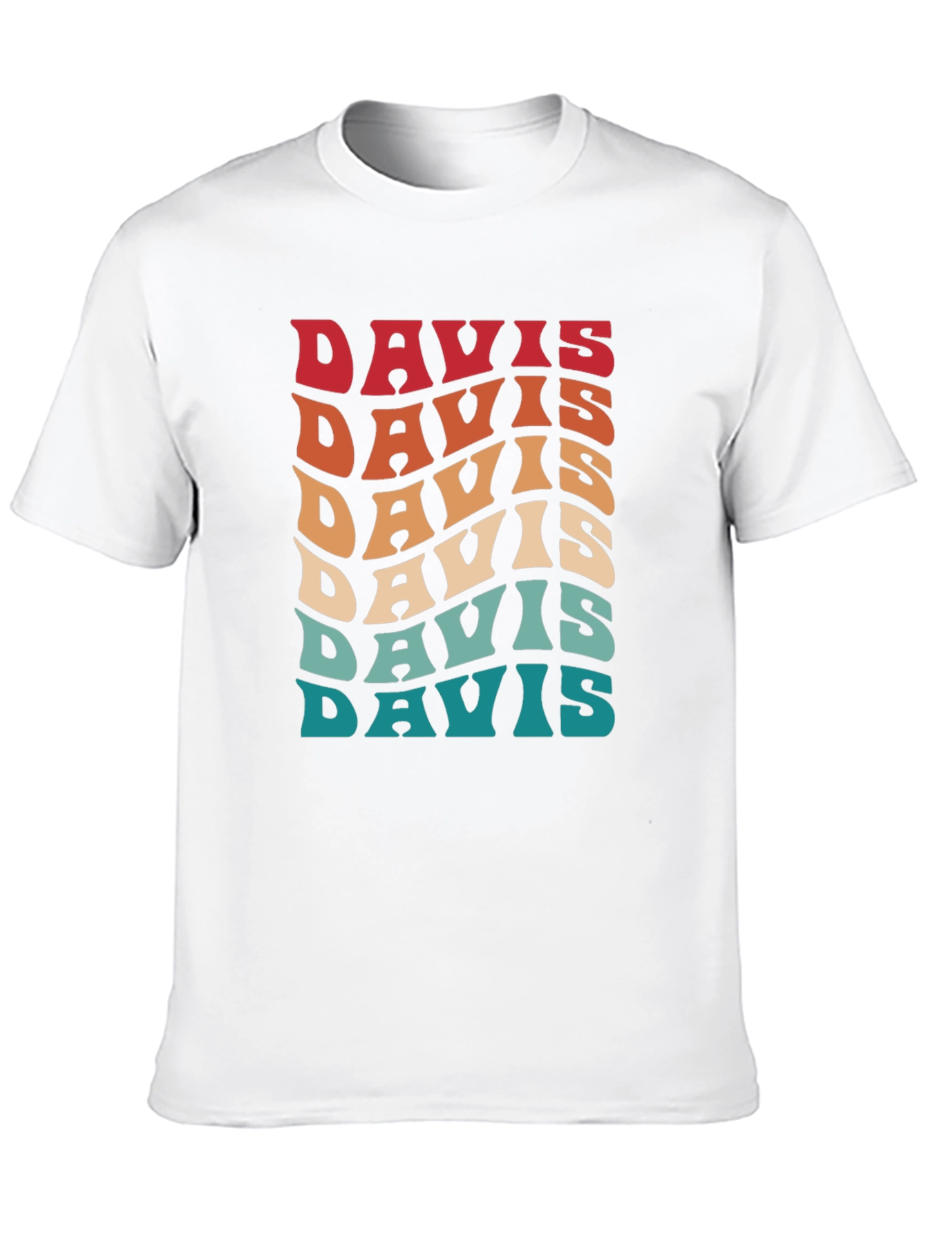 Black Retro Davis T-Shirt view 10