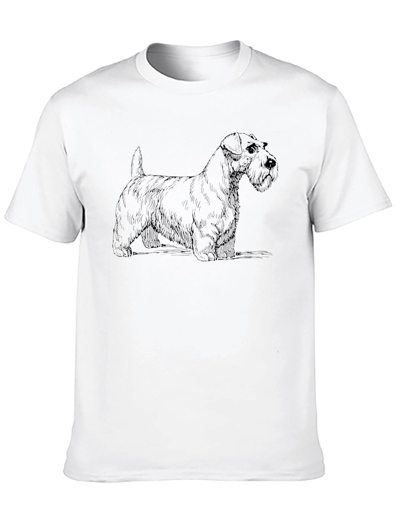 Black Black Terrier Dog Graphic T-Shirt view 10