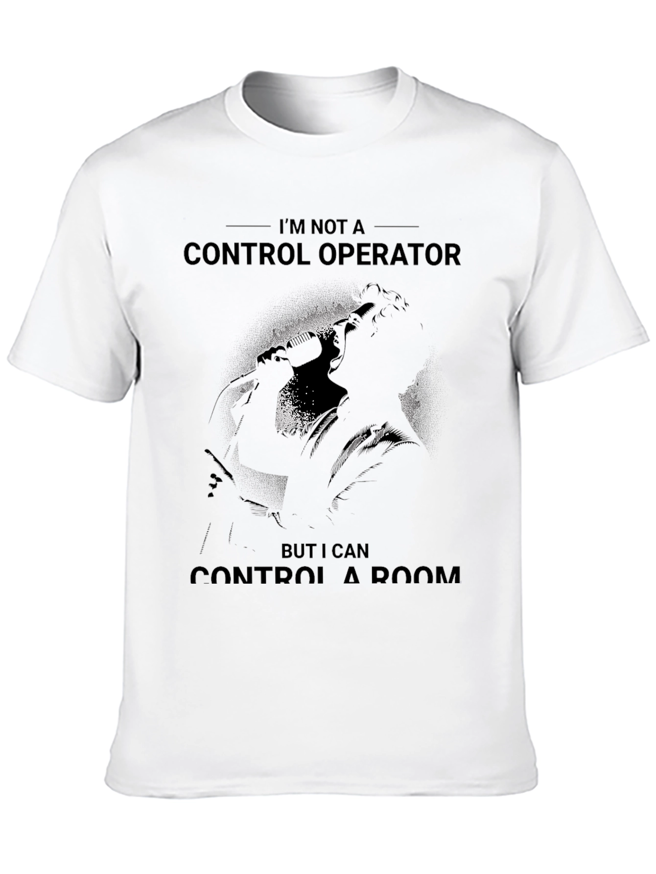 Black Control A Room Graphic T-Shirt view 10