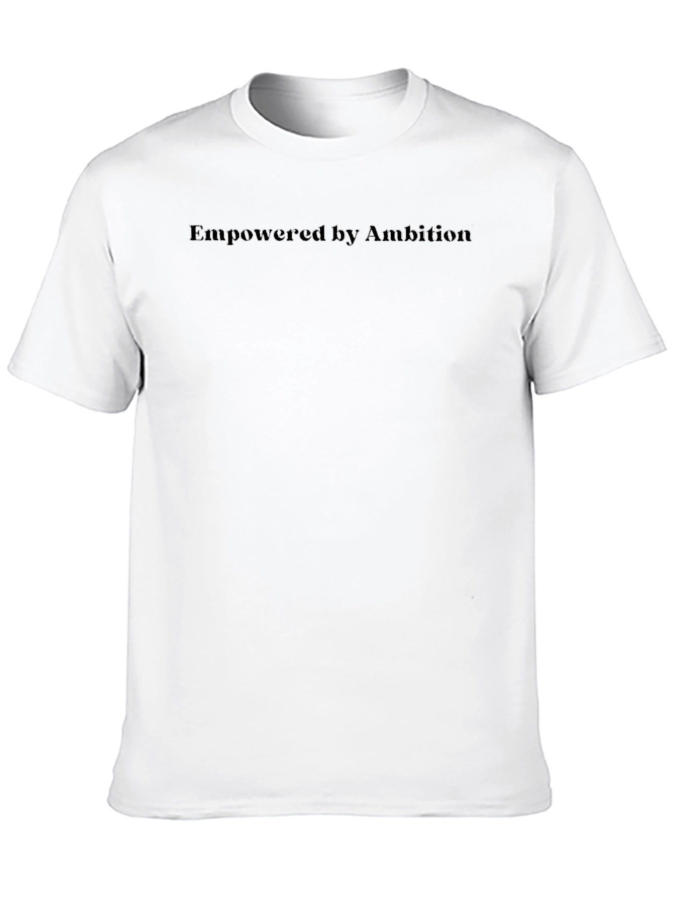 Black Empowered by Ambition Black Crew Neck T-Shirt view 10