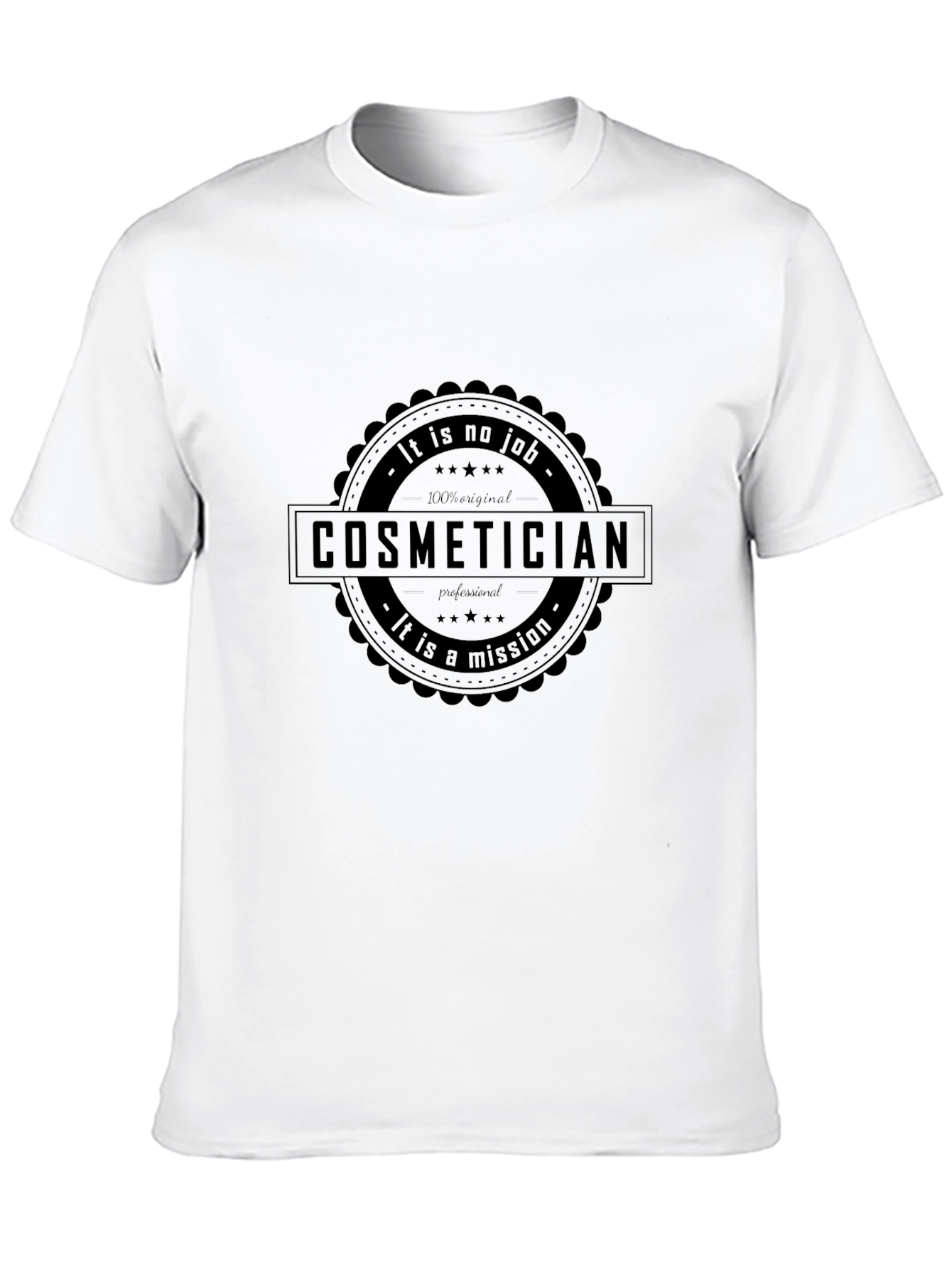 Black Cosmetician Mission Black T-Shirt view 10